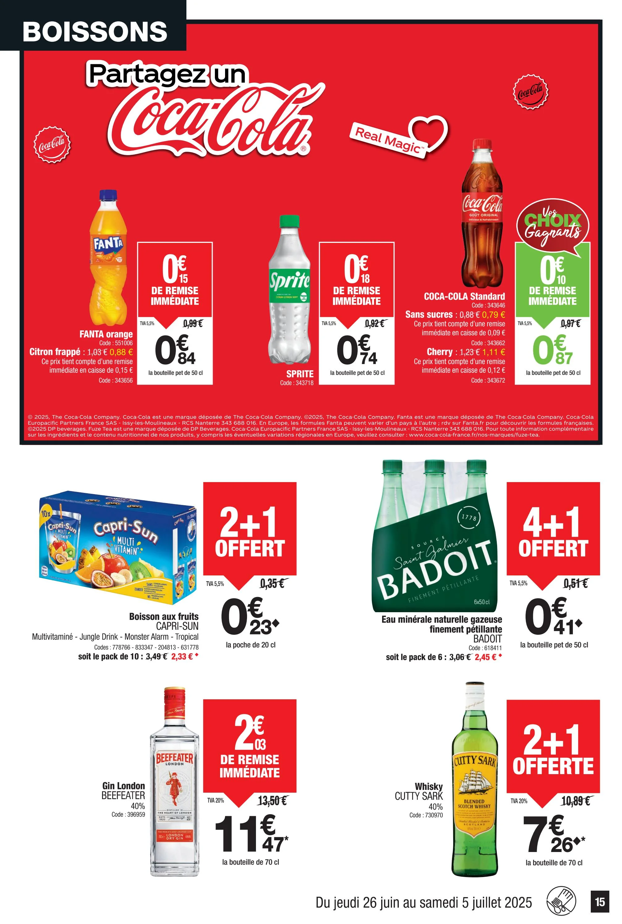 promocash - Catalogue Promocash valable du 26/06 au 05/07 - page: 15