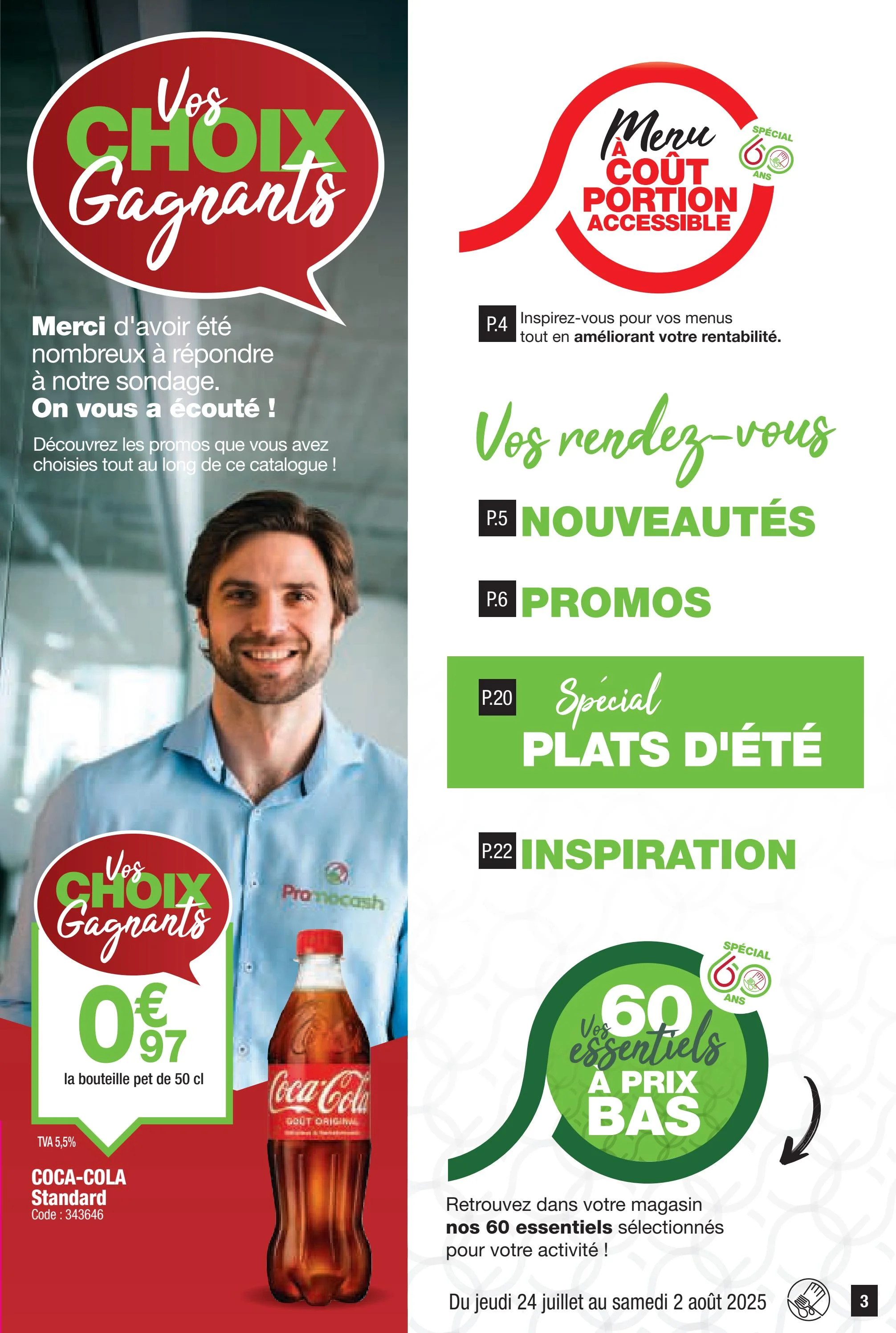 promocash - Catalogue Promocash valable du 24/07 au 02/08 - page: 3