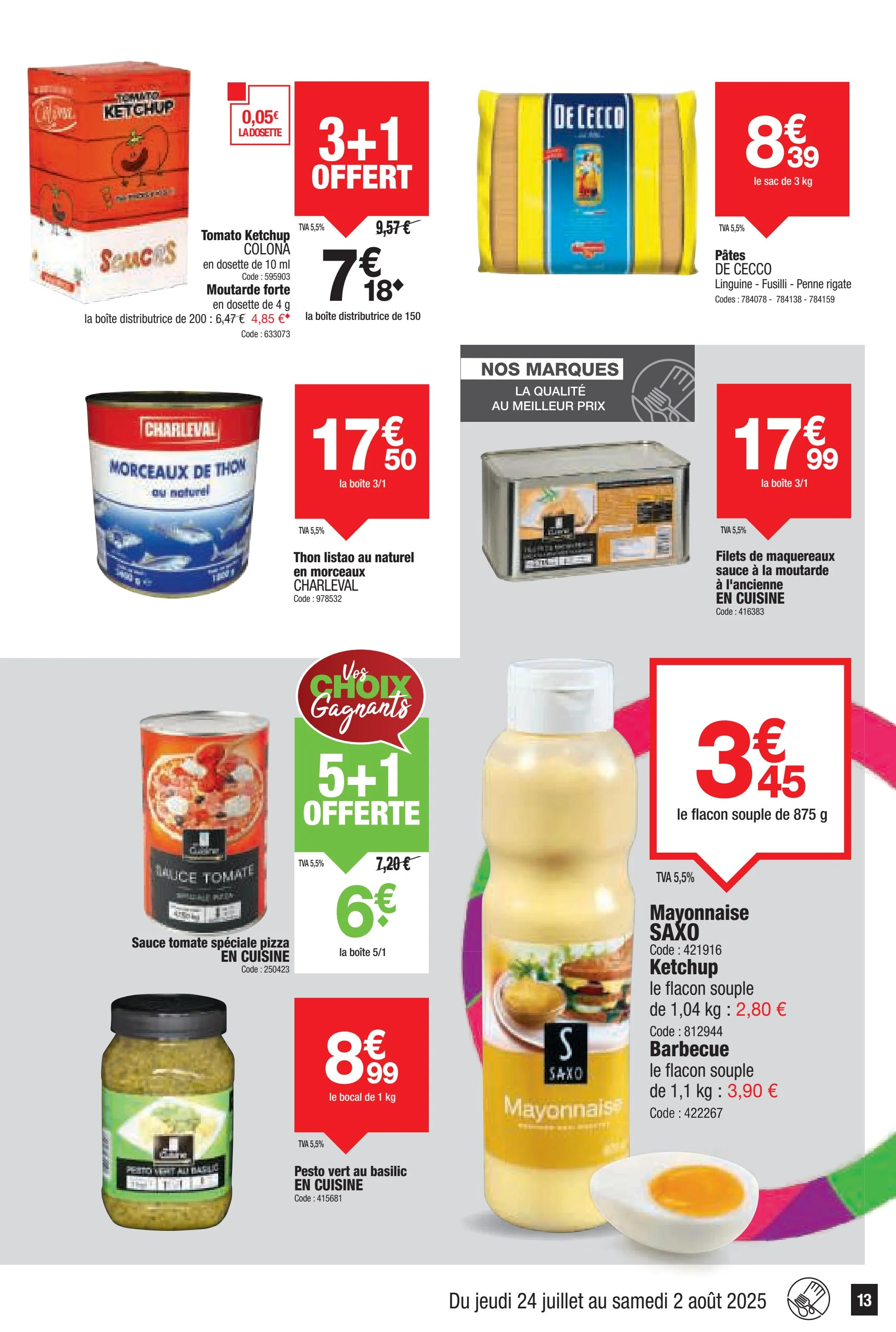 promocash - Catalogue Promocash valable du 24/07 au 02/08 - page: 13