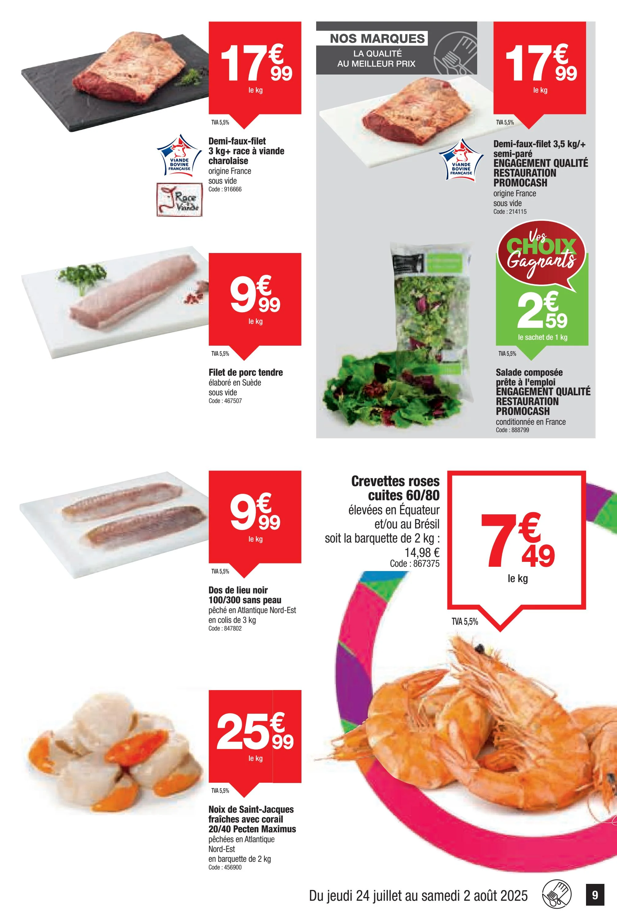promocash - Catalogue Promocash valable du 24/07 au 02/08 - page: 9
