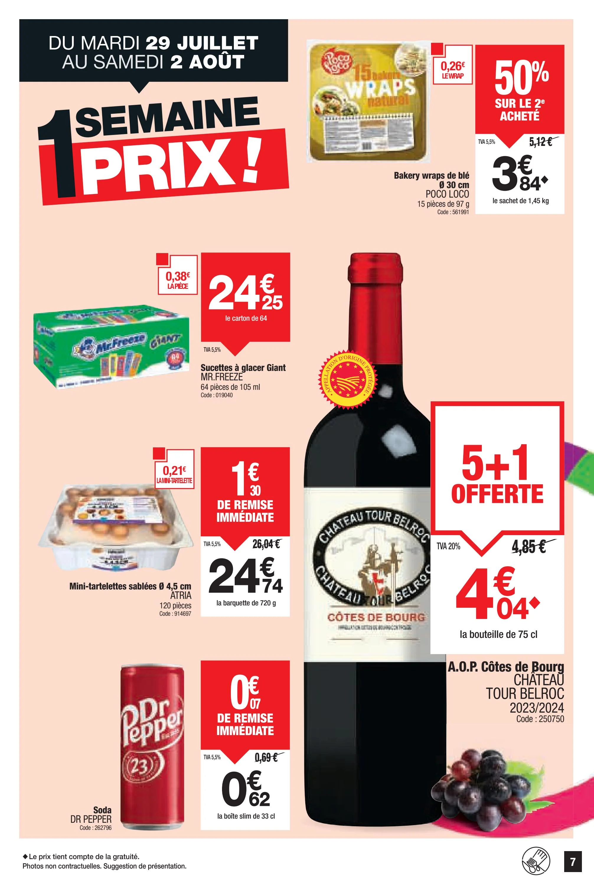 promocash - Catalogue Promocash valable du 24/07 au 02/08 - page: 7