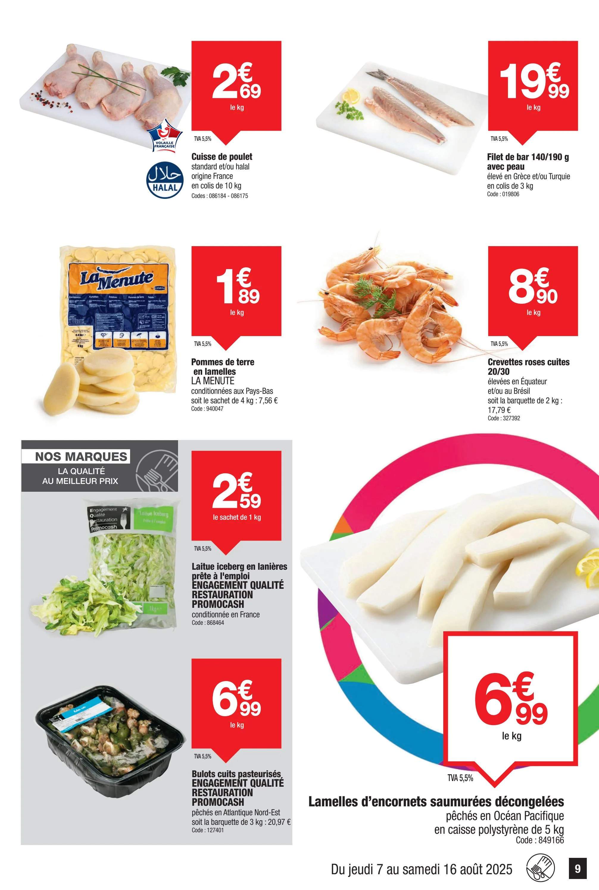 promocash - Catalogue Promocash valable du 07/08 au 16/08 - page: 9