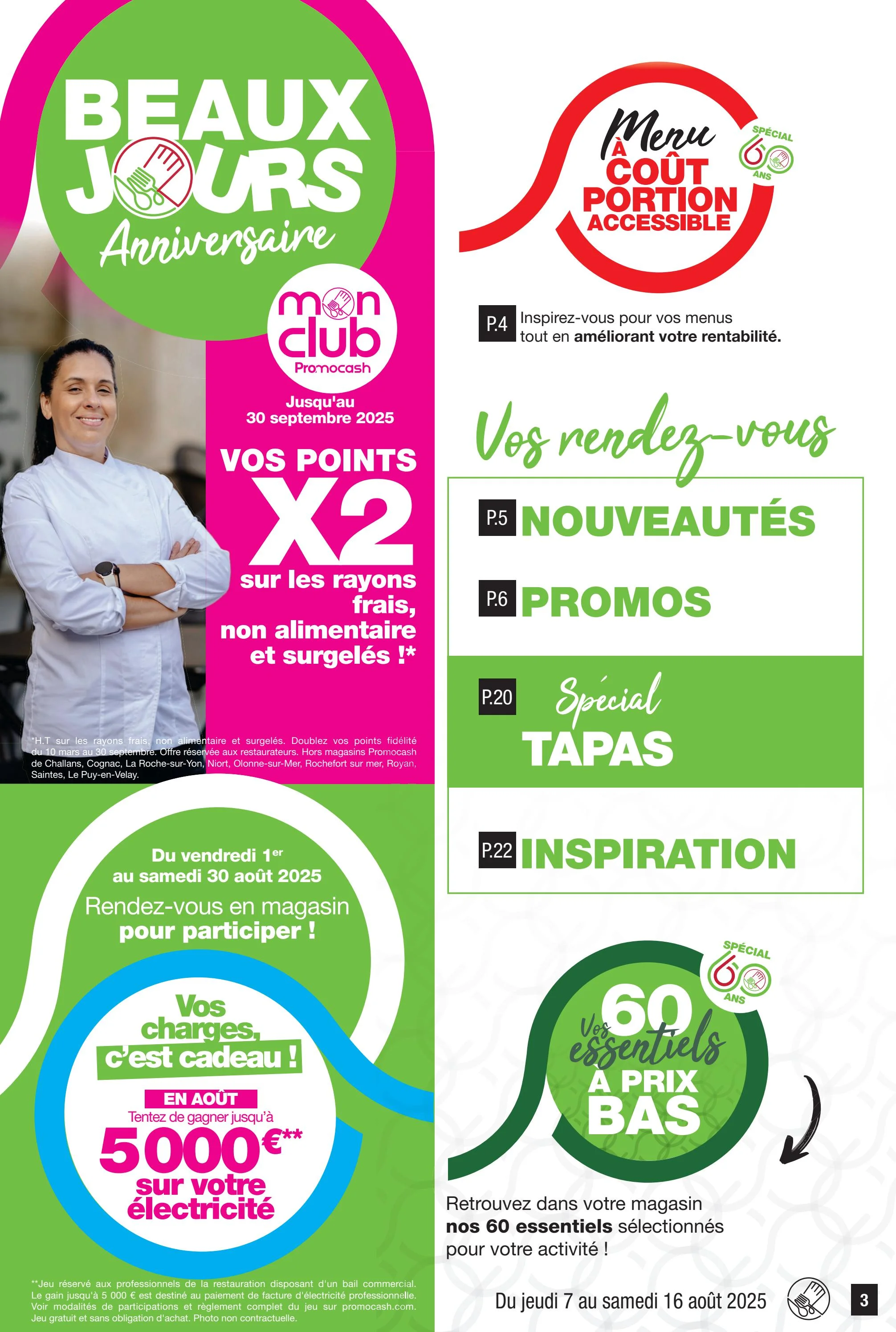 promocash - Catalogue Promocash valable du 07/08 au 16/08 - page: 3