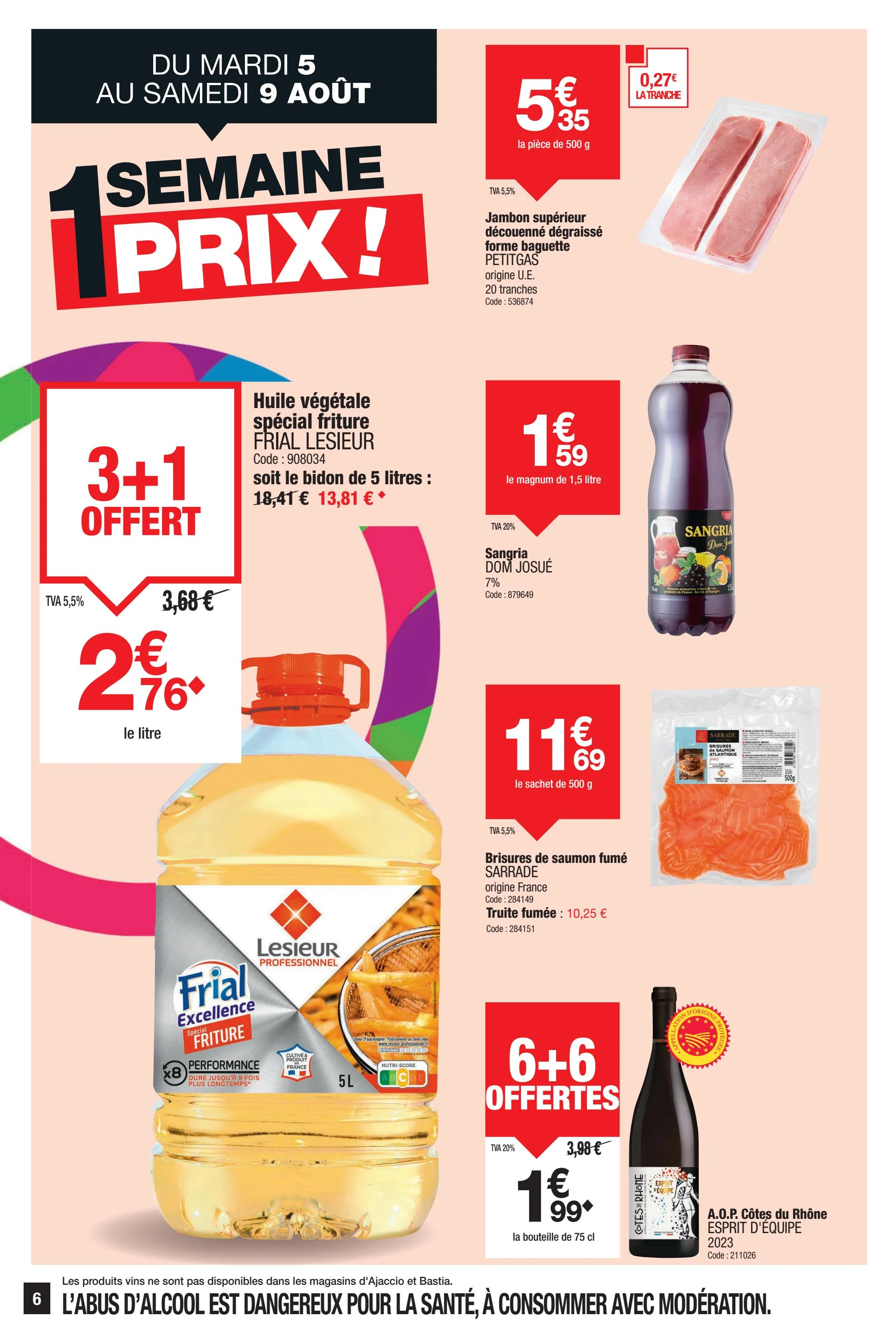 promocash - Catalogue Promocash valable du 07/08 au 16/08 - page: 6
