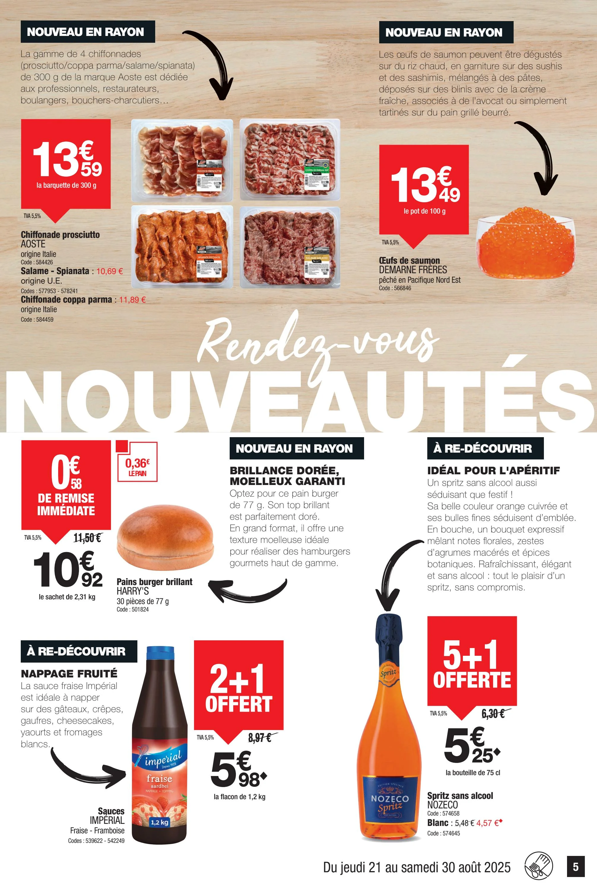 promocash - Catalogue Promocash valable du 21/08 au 30/08 - page: 5