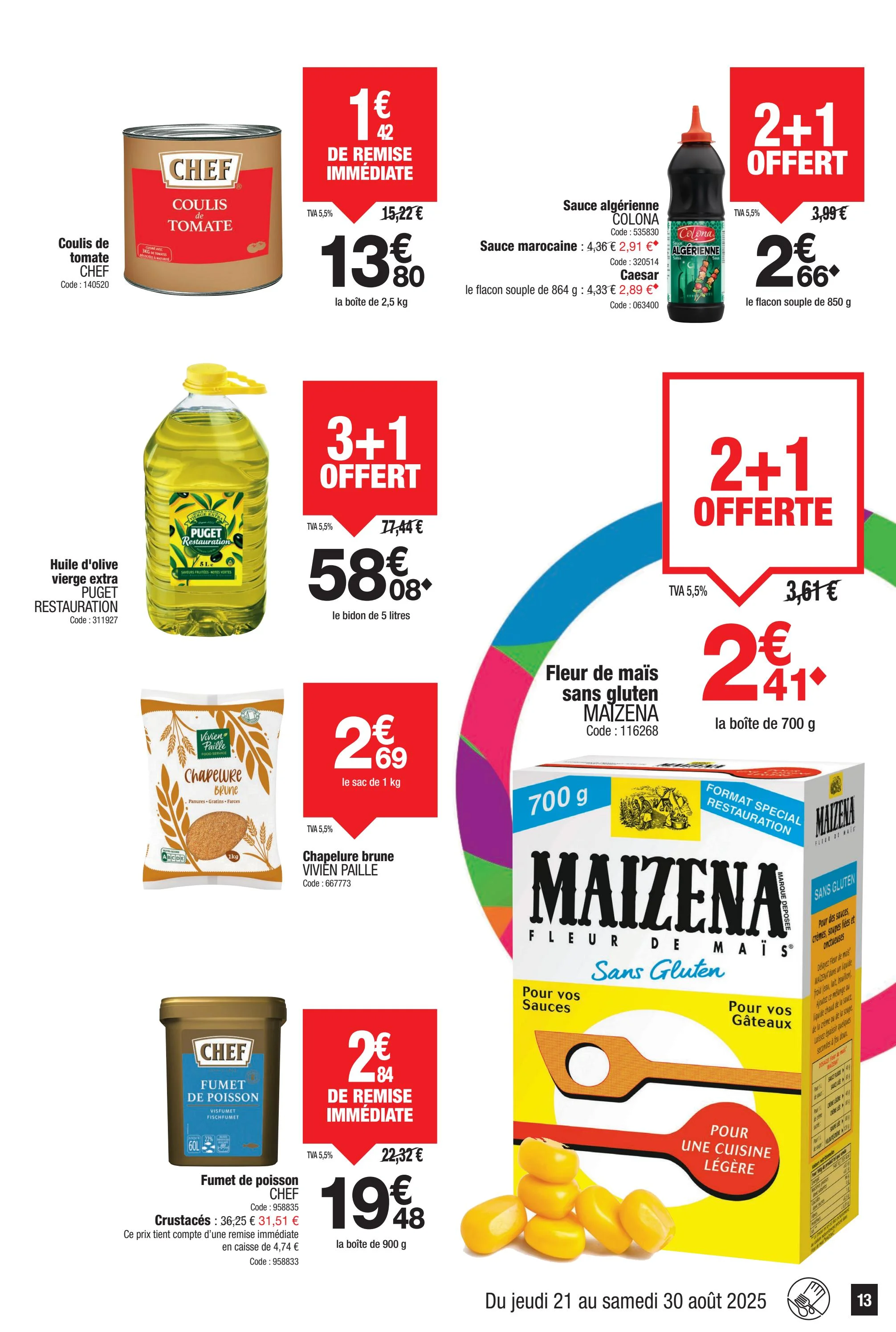 promocash - Catalogue Promocash valable du 21/08 au 30/08 - page: 13