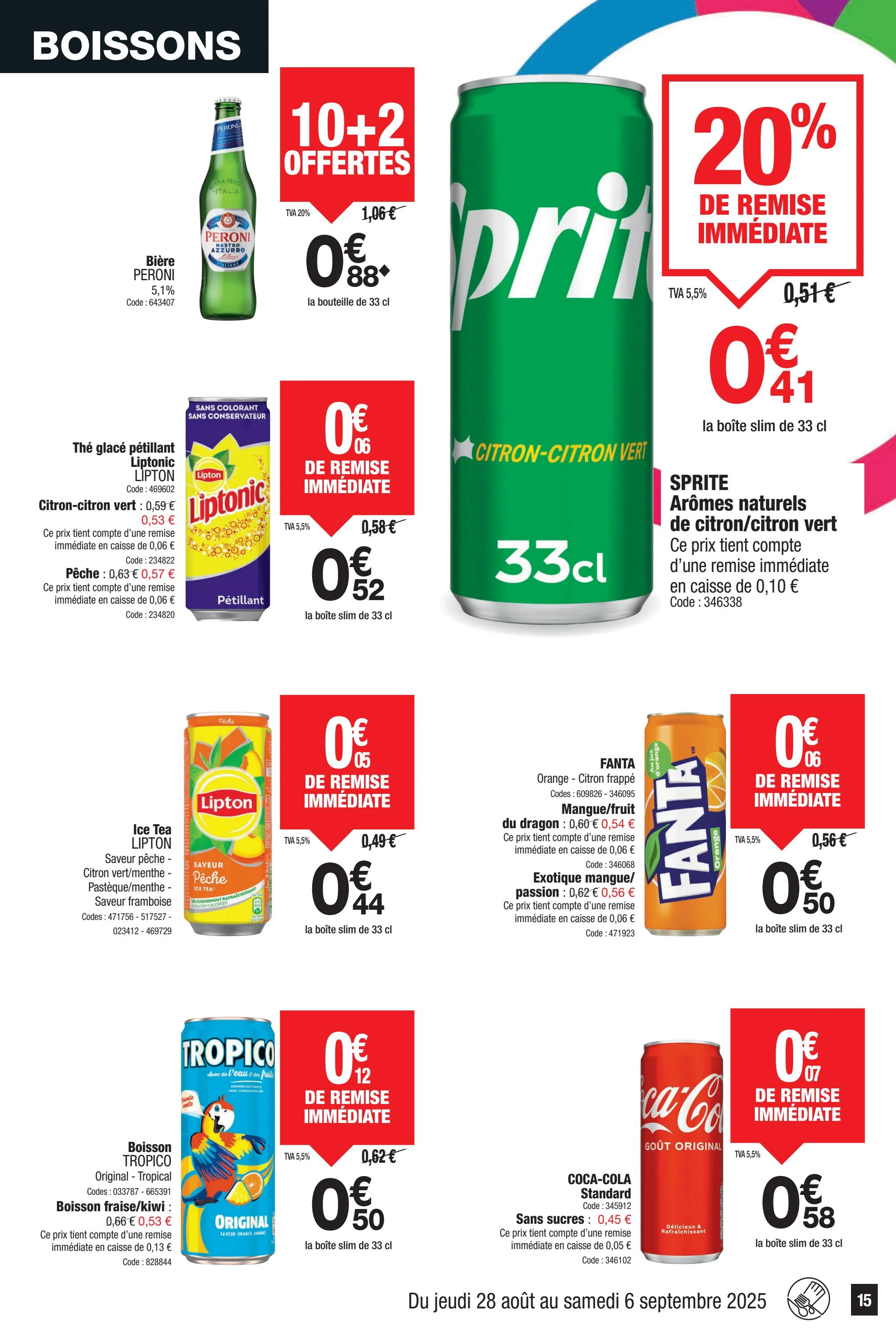 promocash - Catalogue Promocash valable du 28/08 au 06/09 - page: 15