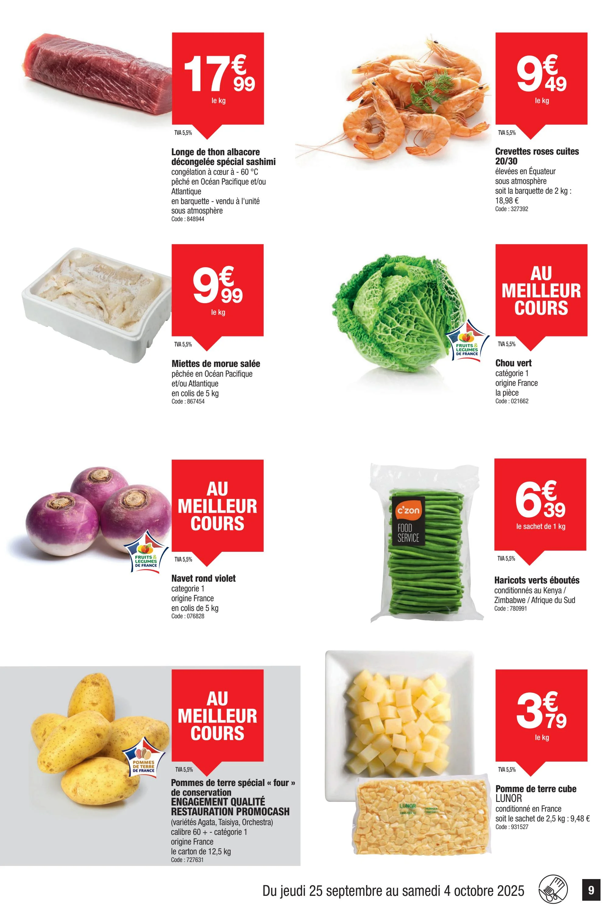 promocash - Catalogue Promocash valable du 25/09 au 04/10 - page: 9