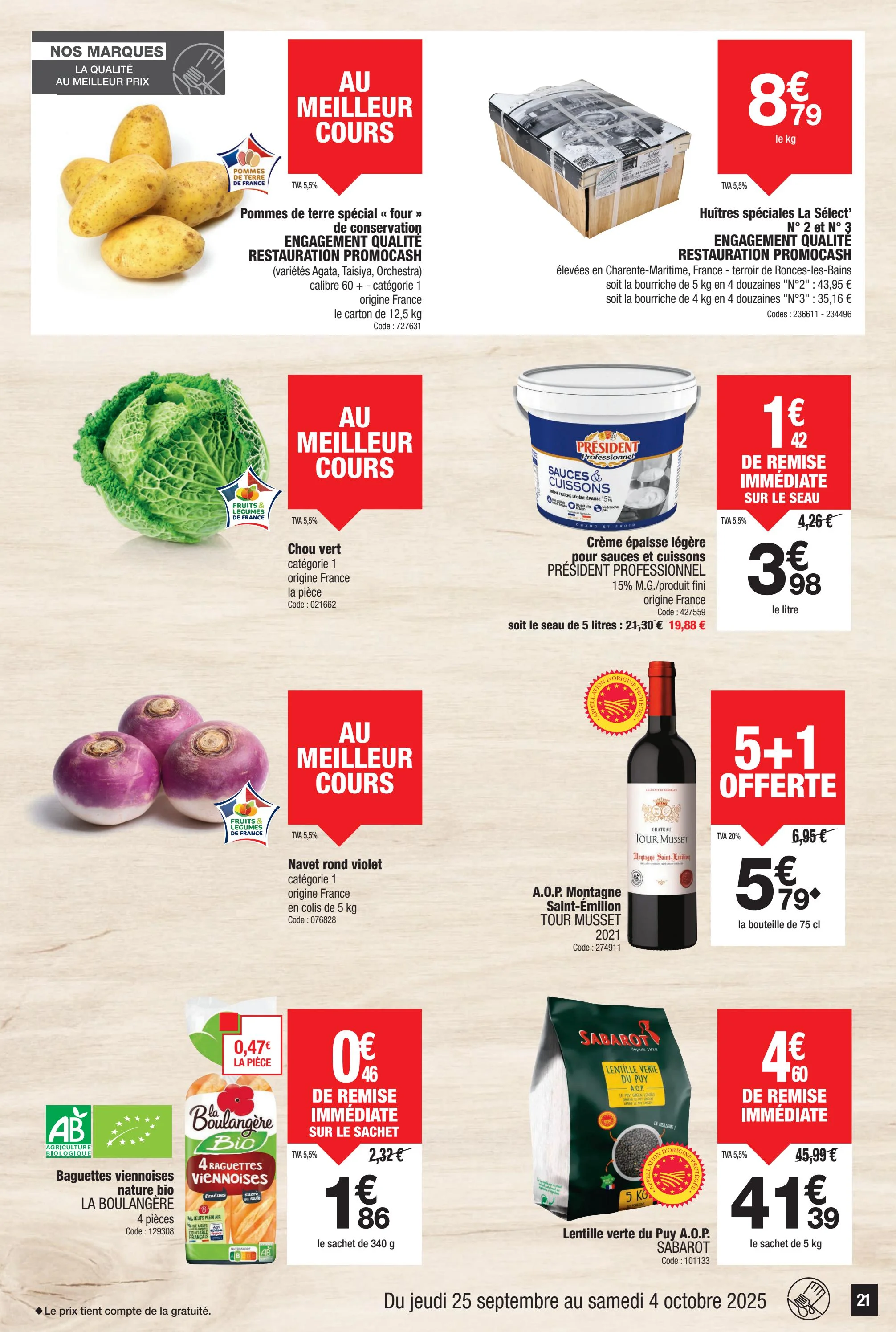 promocash - Catalogue Promocash valable du 25/09 au 04/10 - page: 21