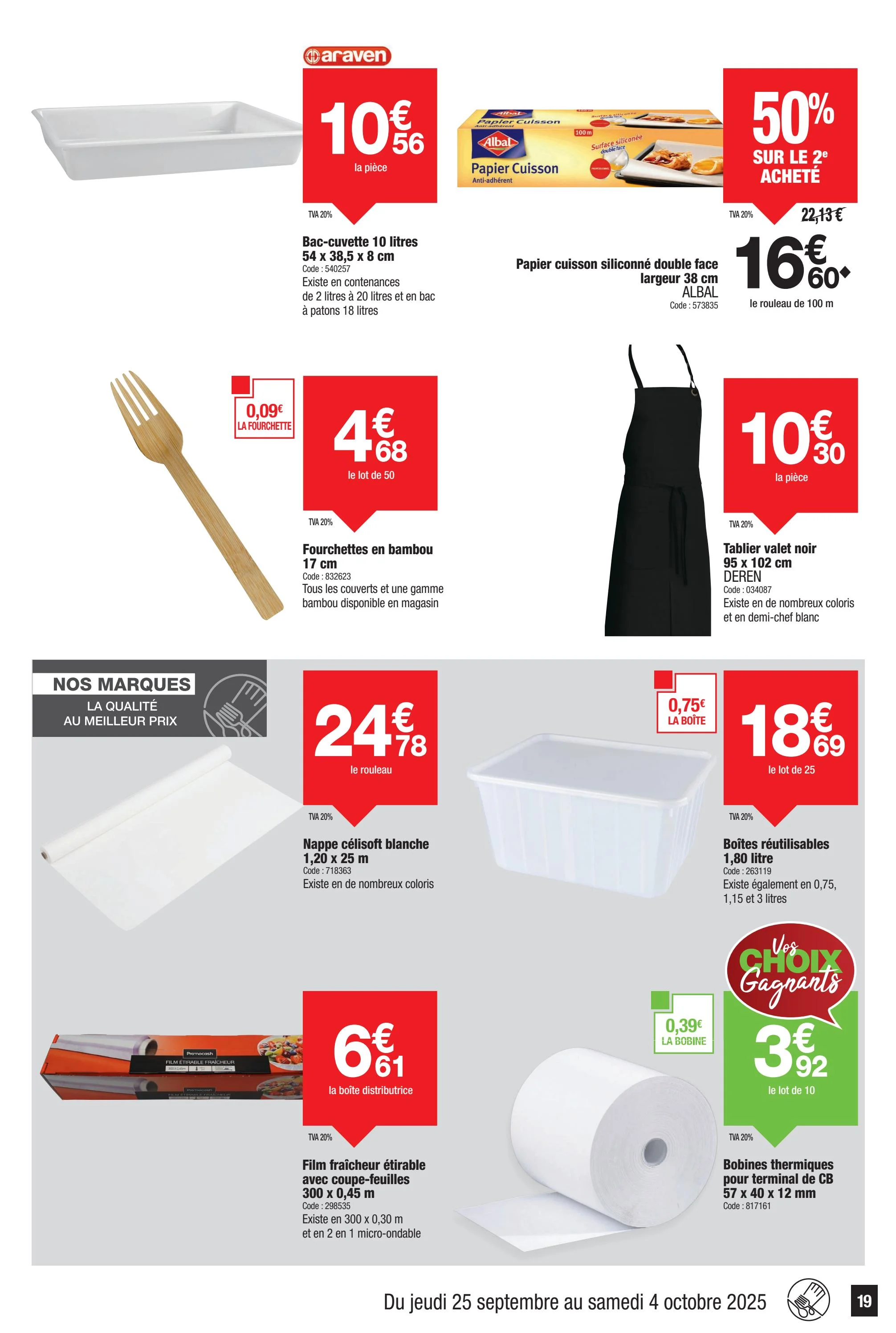 promocash - Catalogue Promocash valable du 25/09 au 04/10 - page: 19