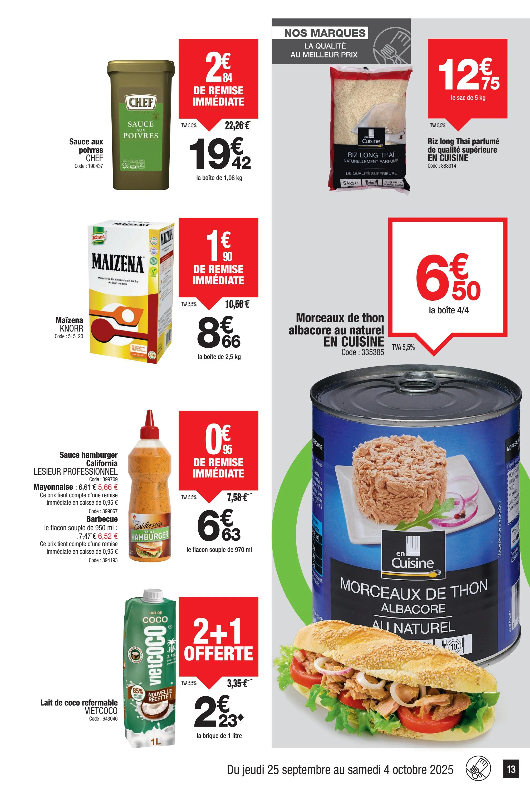 promocash - Catalogue Promocash valable du 25/09 au 04/10 - page: 13