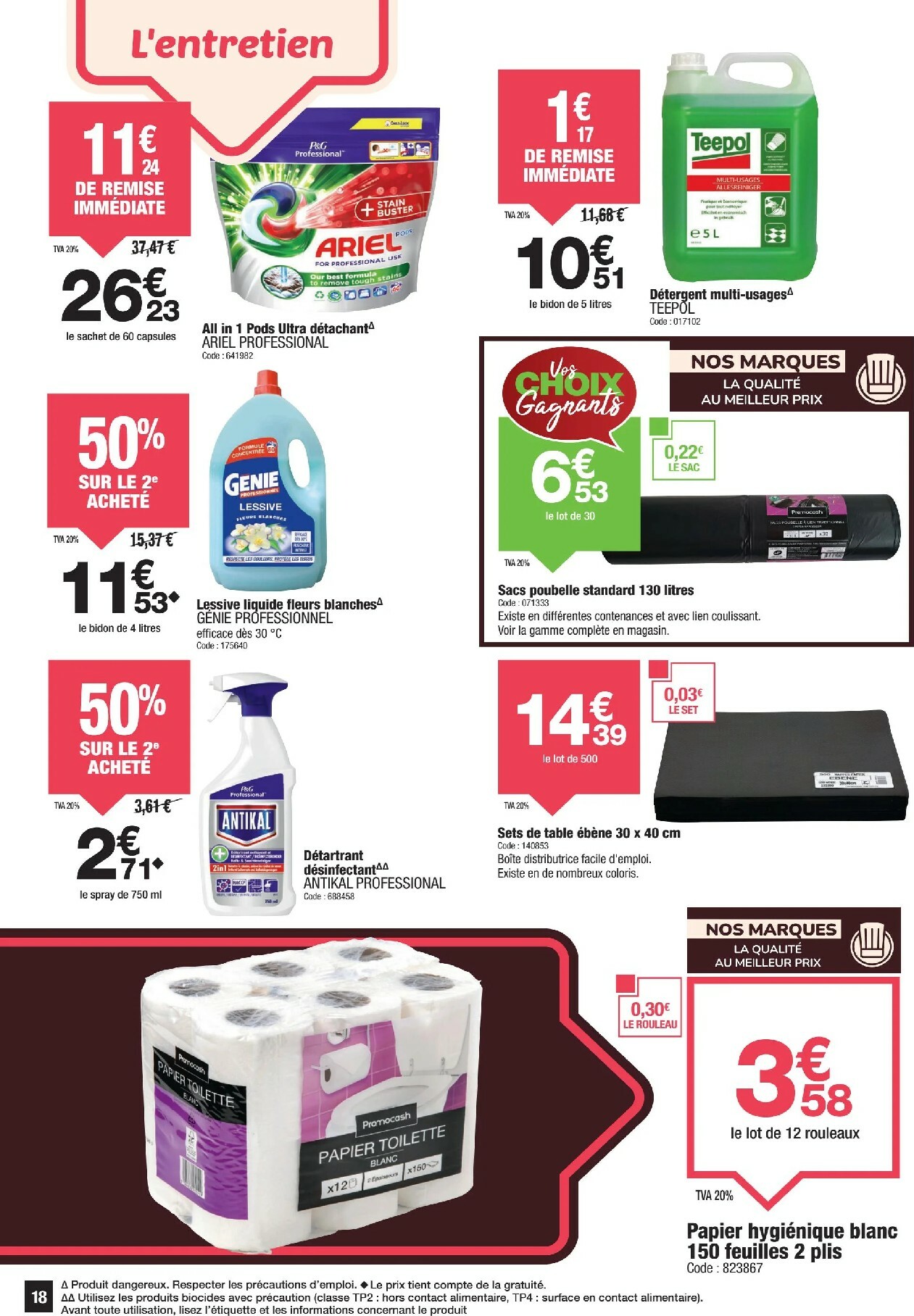 promocash - Catalogue Promocash valable du 09/10 au 18/10 - page: 18
