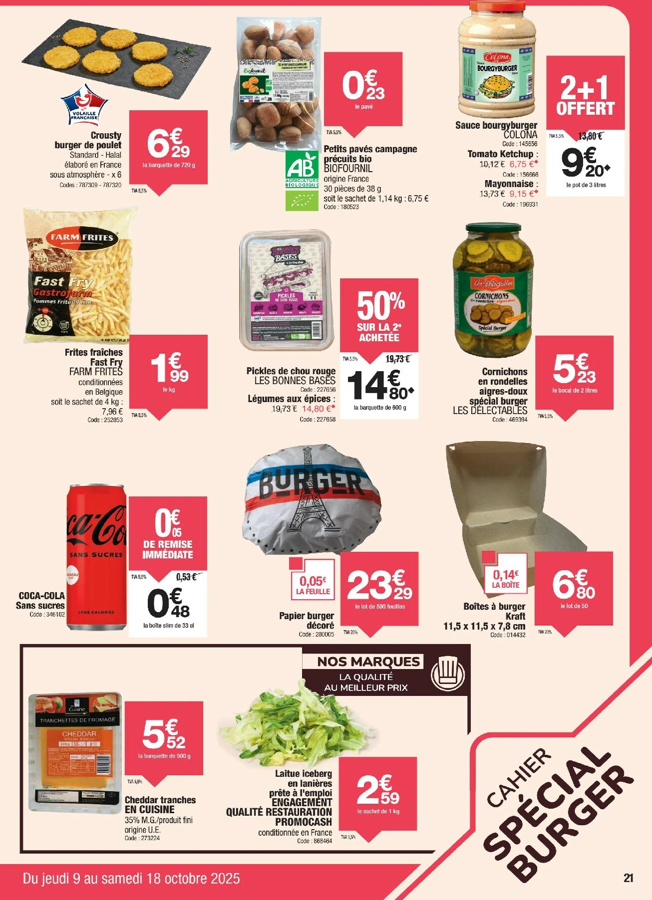 promocash - Catalogue Promocash valable du 09/10 au 18/10 - page: 21