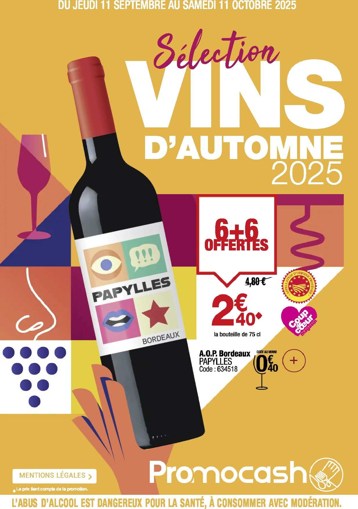 promocash - Catalogue Promocash - Sélection Vins valable du 11/09 au 11/10