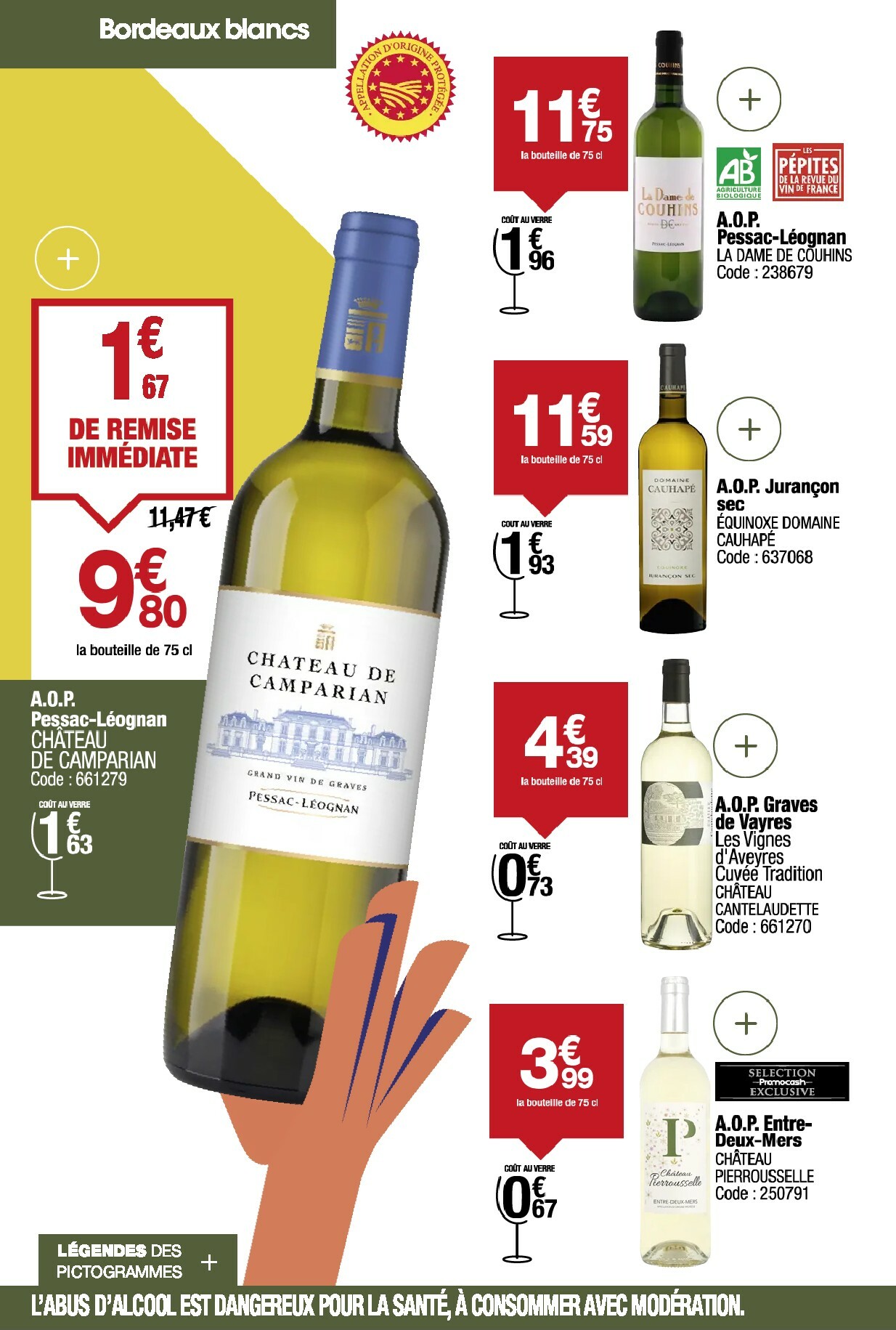 promocash - Catalogue Promocash - Sélection Vins valable du 11/09 au 11/10 - page: 48