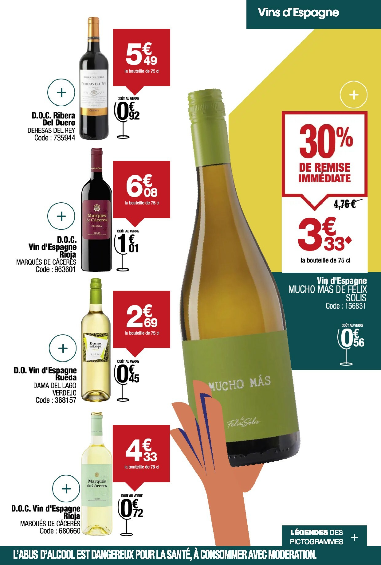 promocash - Catalogue Promocash - Sélection Vins valable du 11/09 au 11/10 - page: 61