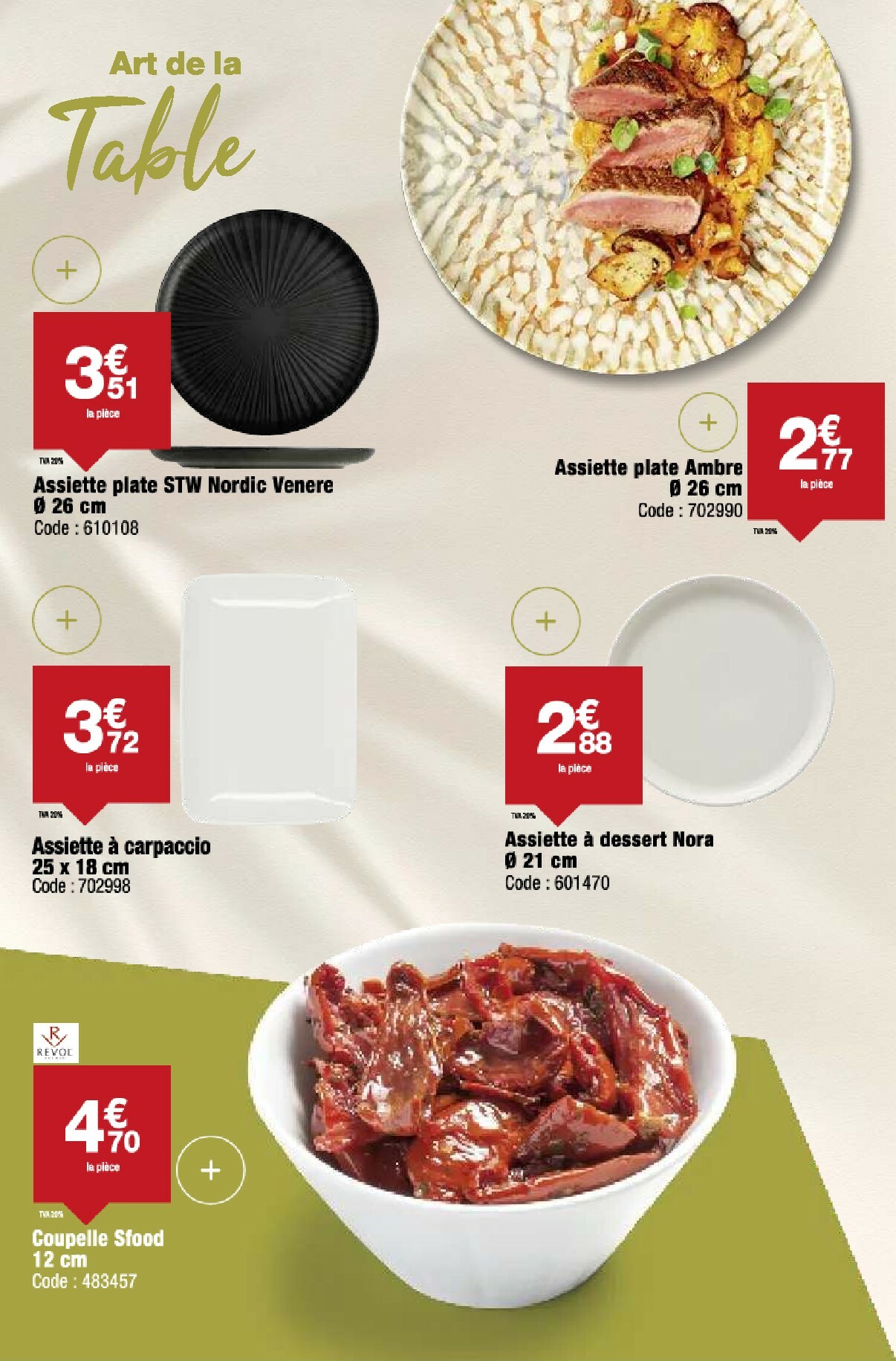 promocash - Catalogue Promocash - Art de la table valable du 02/10 au 01/11 - page: 2