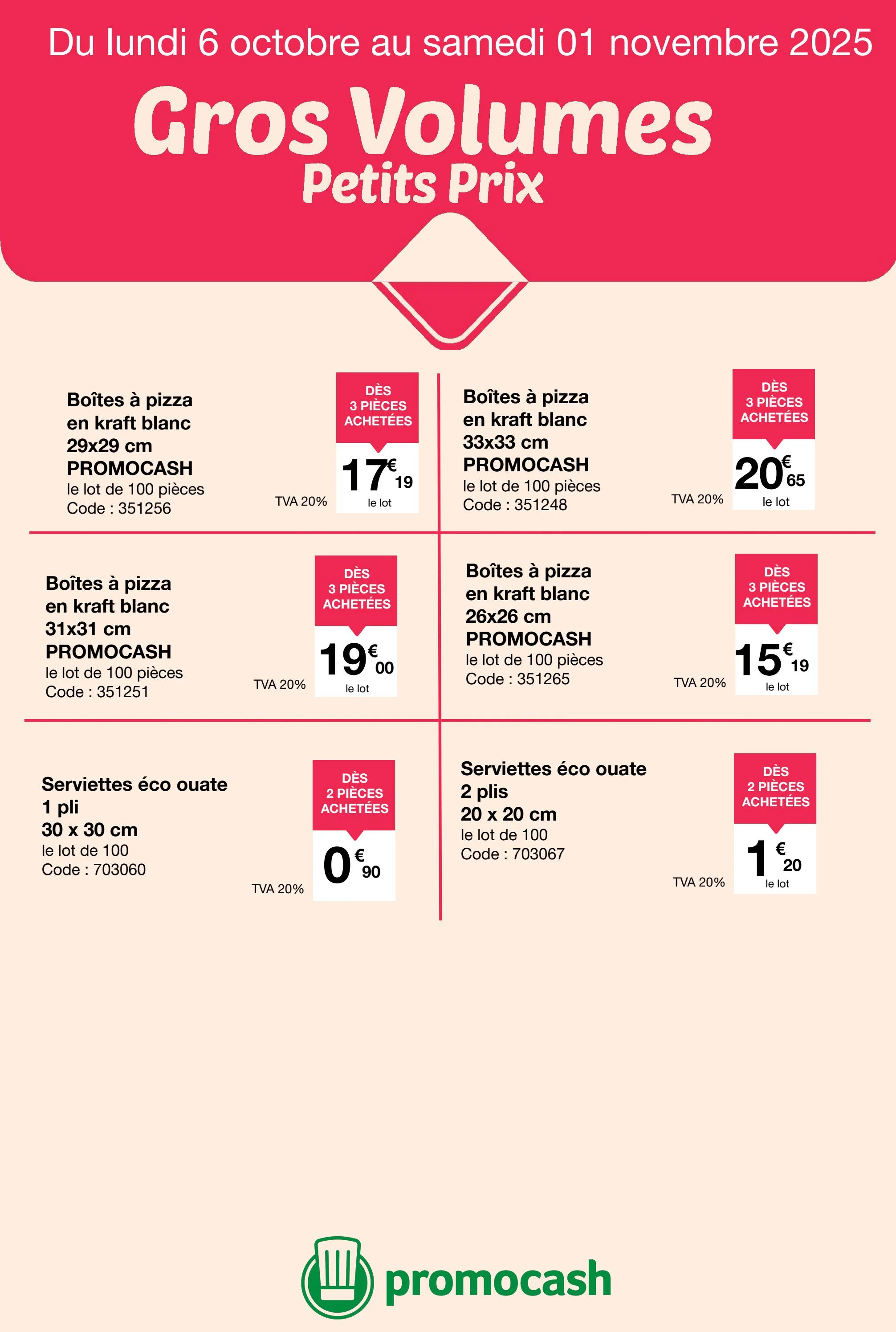 promocash - Catalogue Promocash - Gros Volumes, Petits Prix valable du 06/10 au 01/11 - page: 5