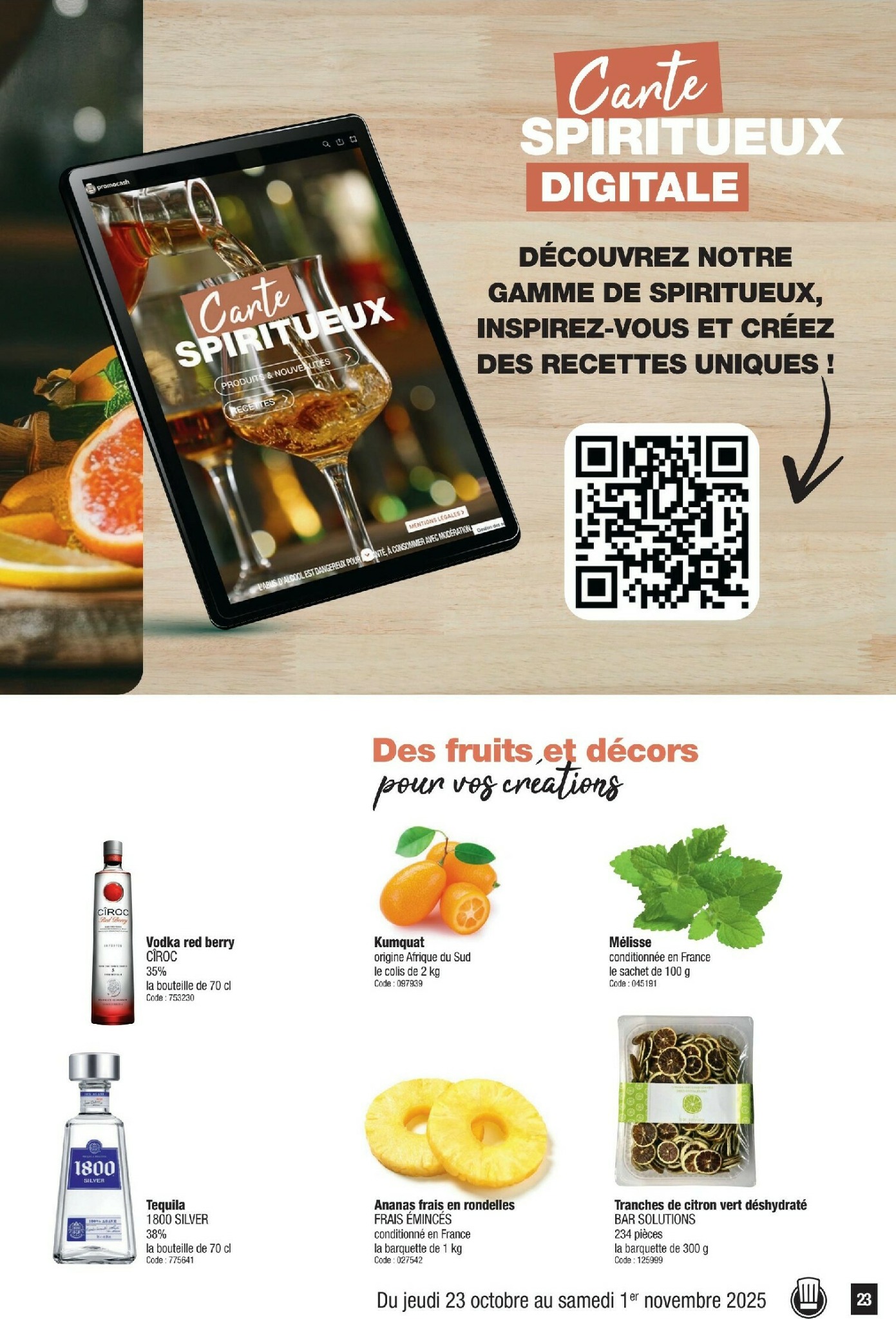 promocash - Catalogue Promocash valable du 23/10 au 01/11 - page: 23