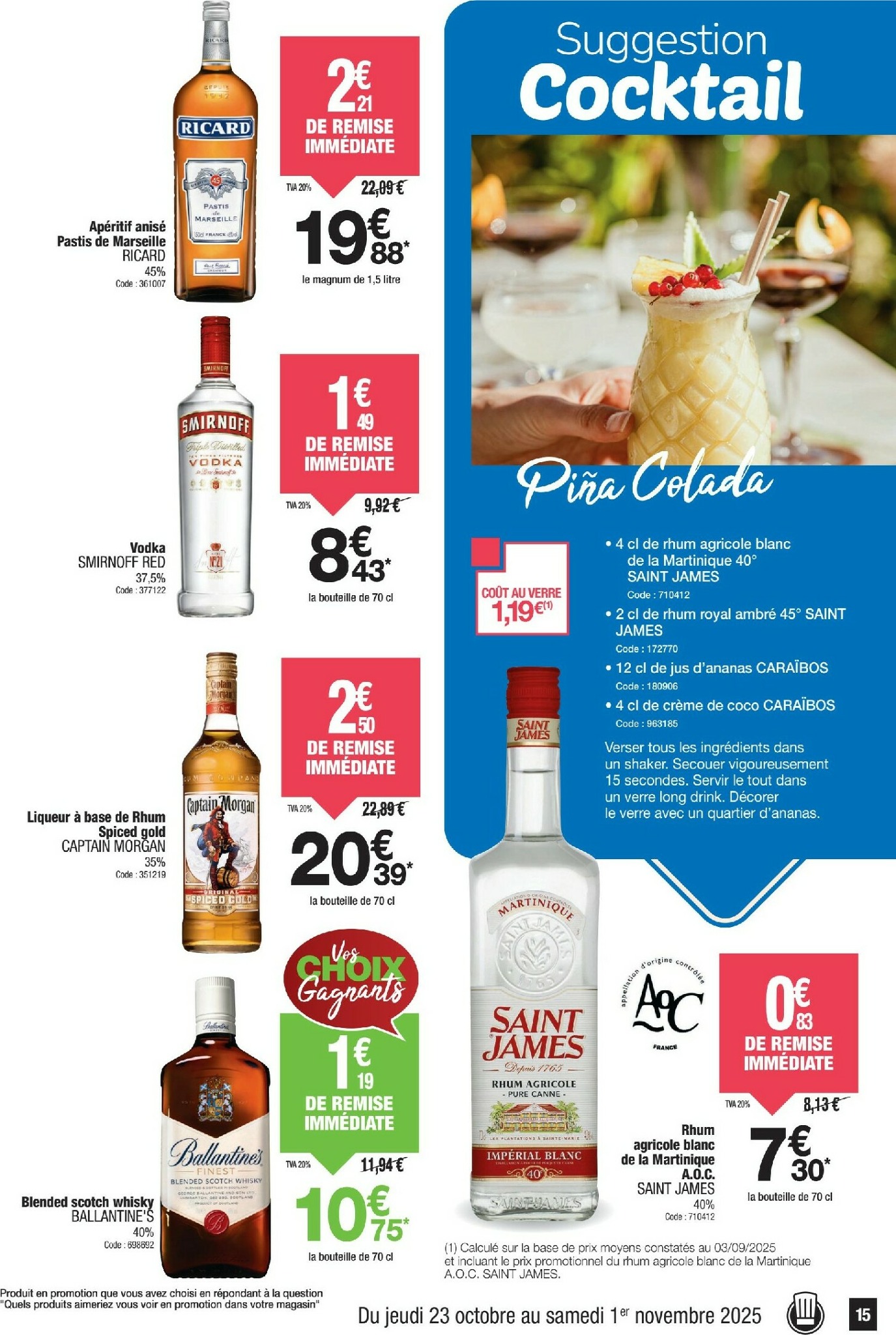 promocash - Catalogue Promocash valable du 23/10 au 01/11 - page: 15
