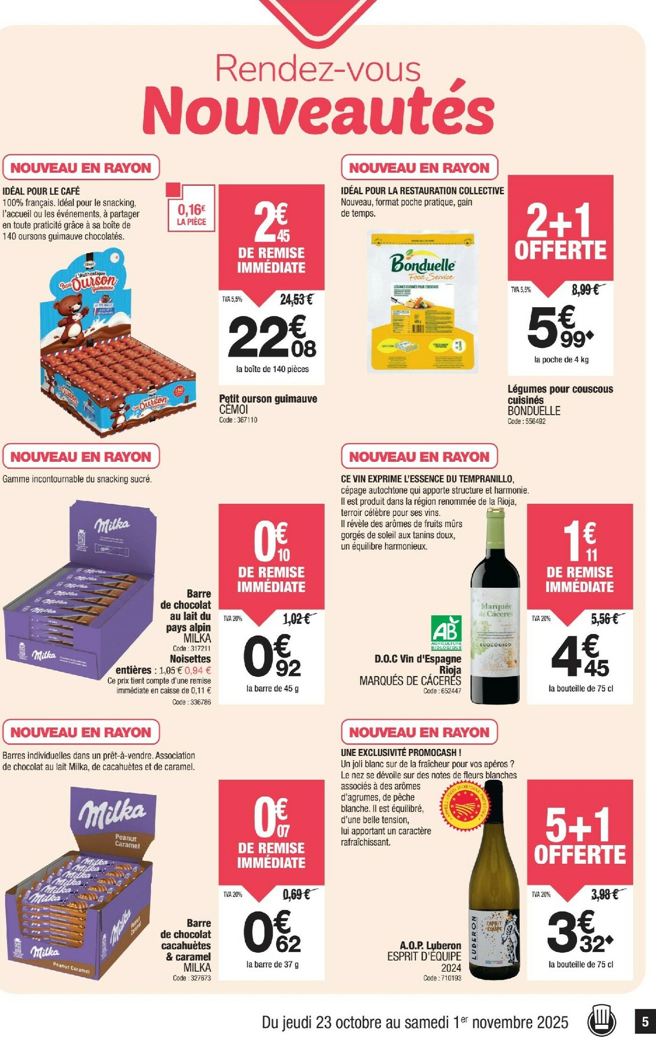 promocash - Catalogue Promocash valable du 23/10 au 01/11 - page: 5