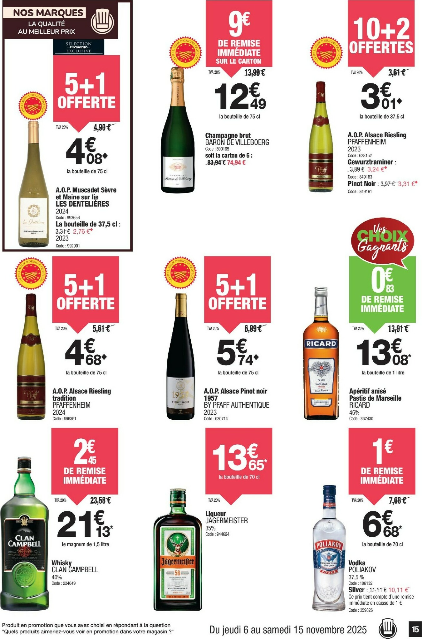promocash - Catalogue Promocash valable du 06/11 au 15/11 - page: 15