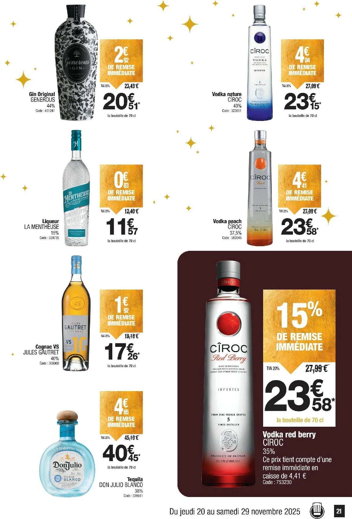 promocash - Catalogue Promocash valable du 20/11 au 29/11 - page: 21
