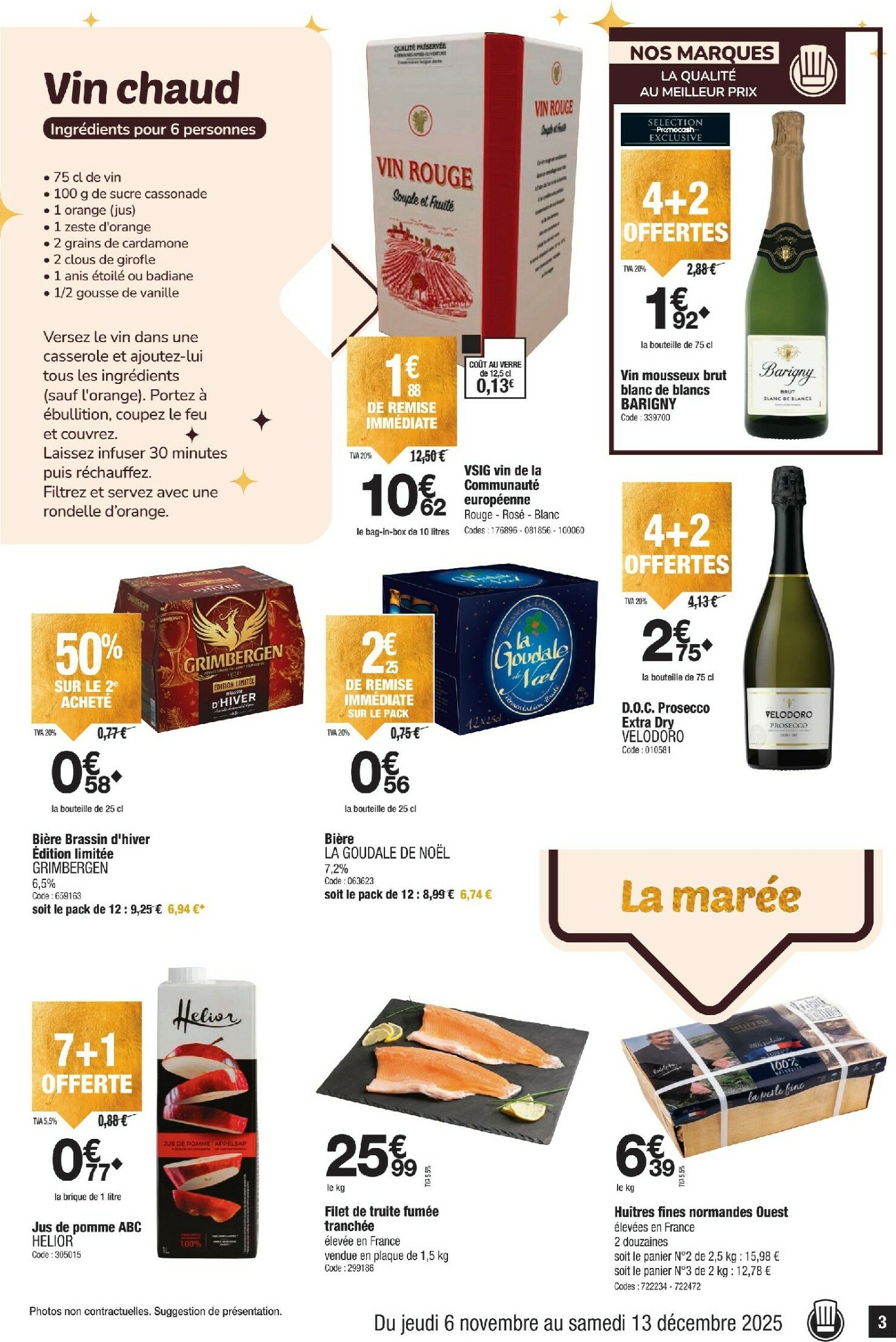 promocash - Catalogue Promocash - Noël valable du 06/11 au 13/12 - page: 3