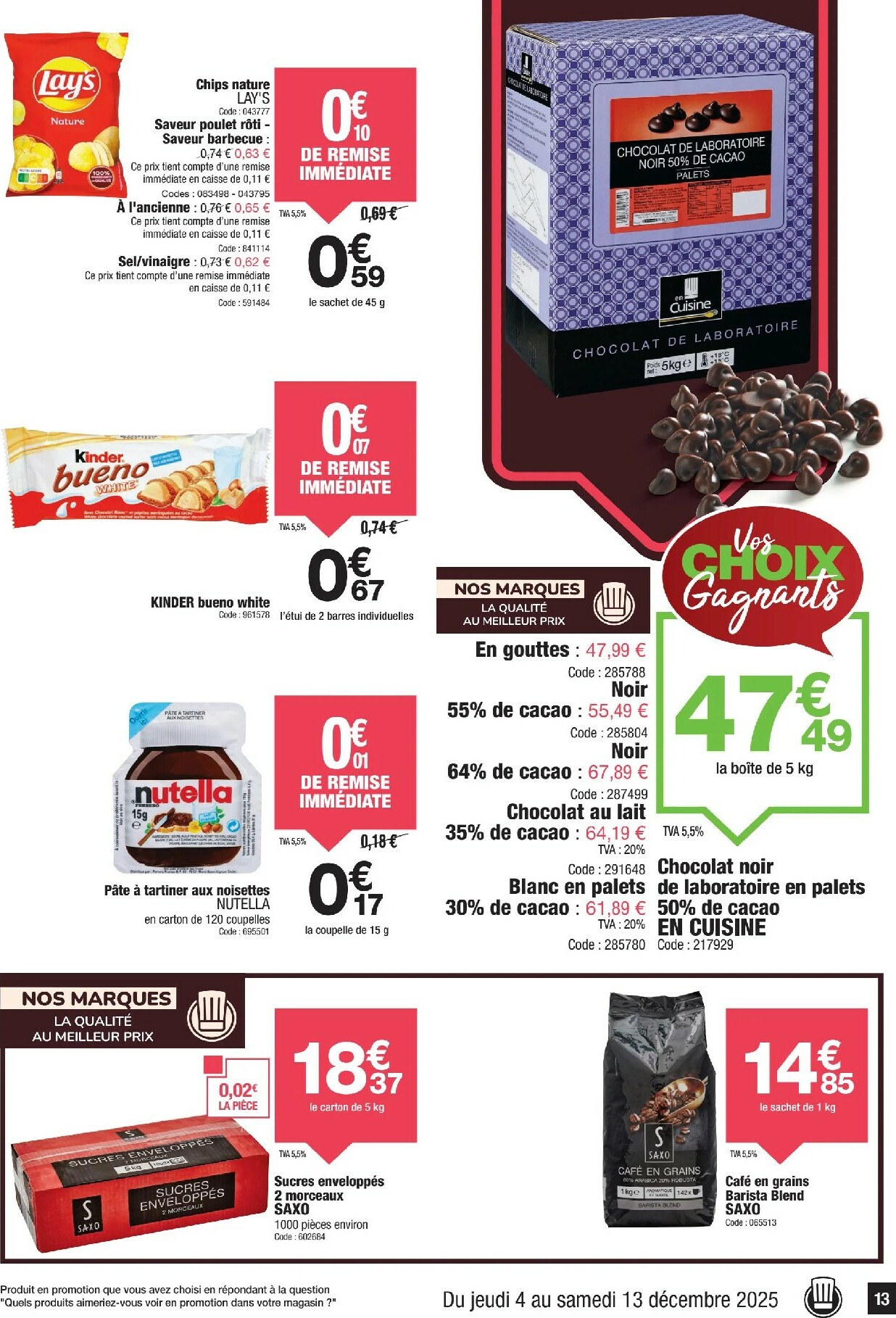 promocash - Catalogue Promocash valable du 04/12 au 13/12 - page: 13