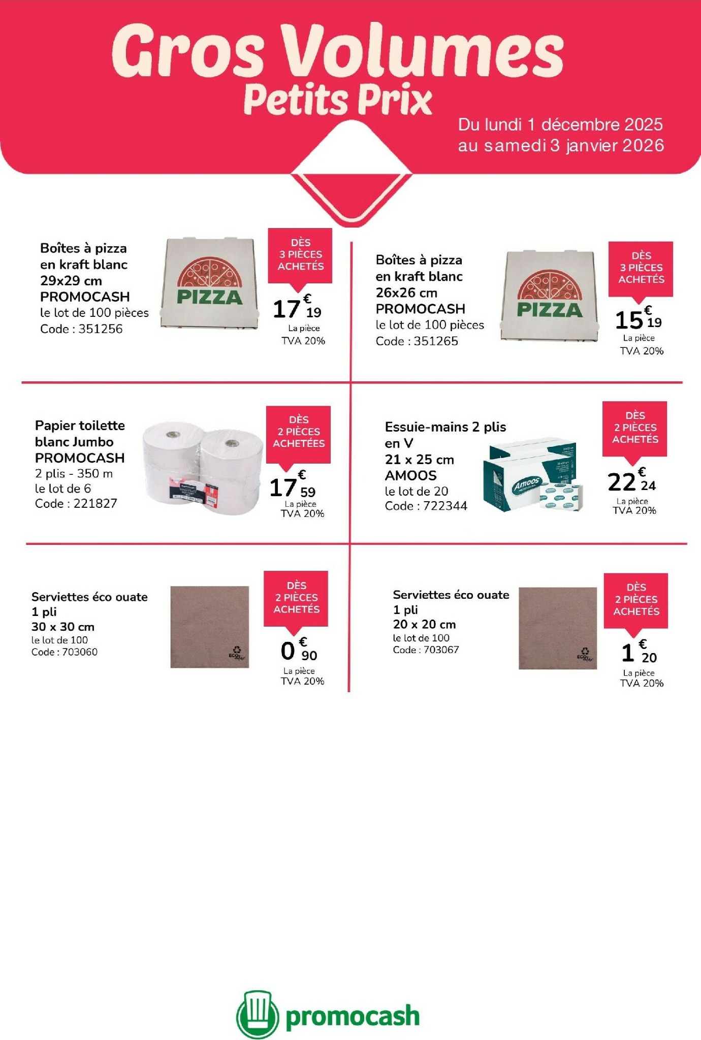 promocash - Catalogue Promocash - Gros Volumes, Petits Prix valable du 01/12 au 03/01 - page: 8
