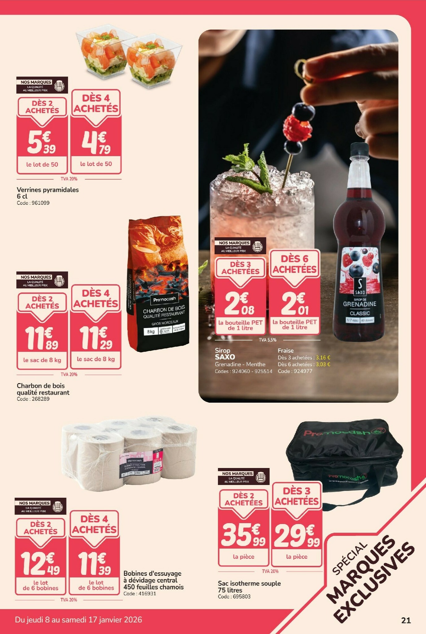 promocash - Catalogue Promocash valable du 08/01 au 17/01 - page: 21