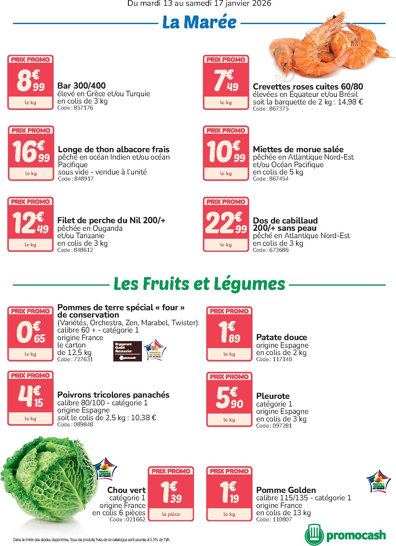 promocash - Catalogue Promocash - Le Frais valable du 13/01 au 17/01 - page: 2