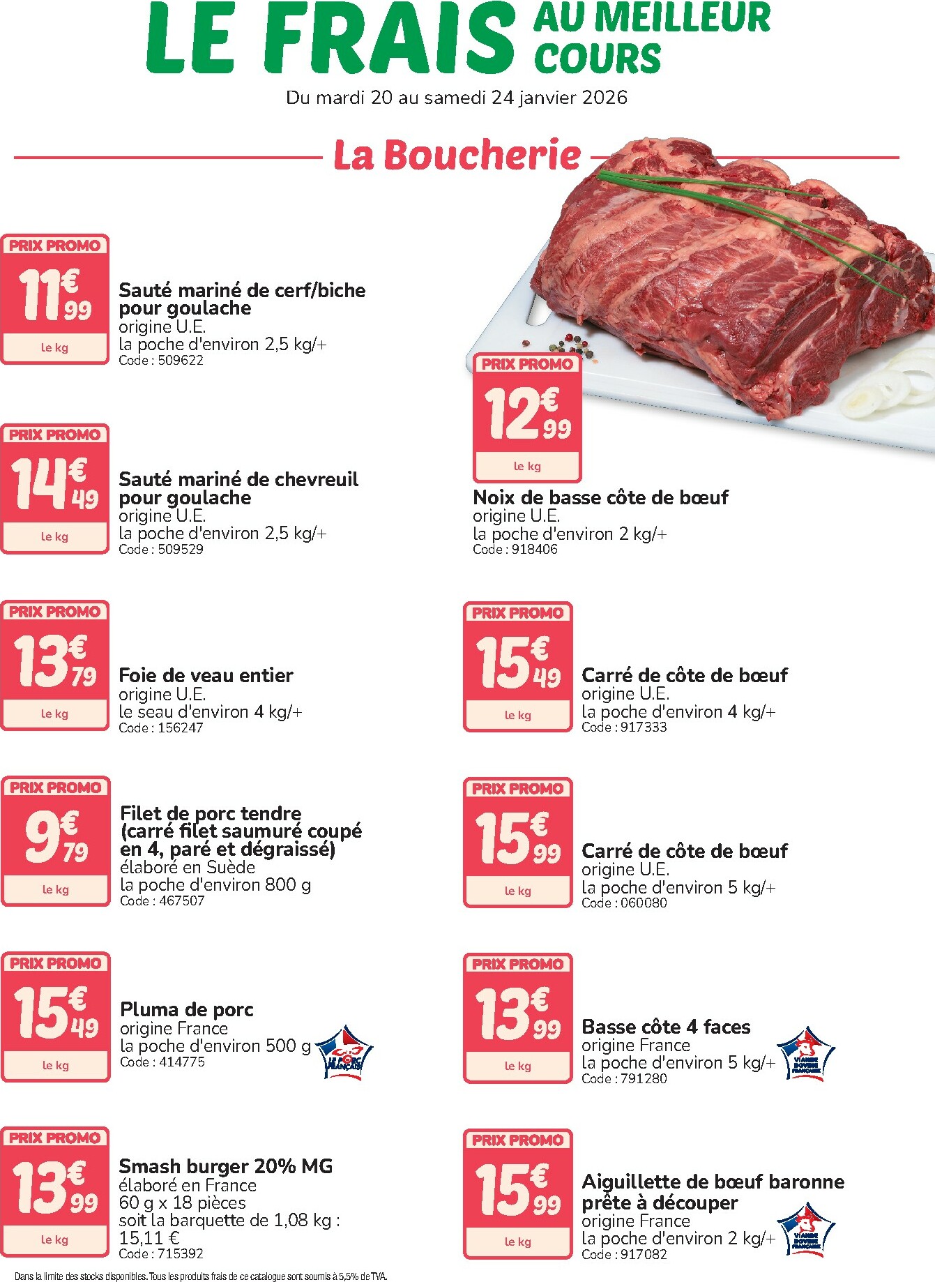 promocash - Catalogue Promocash - Le Frais valable du 20/01 au 24/01