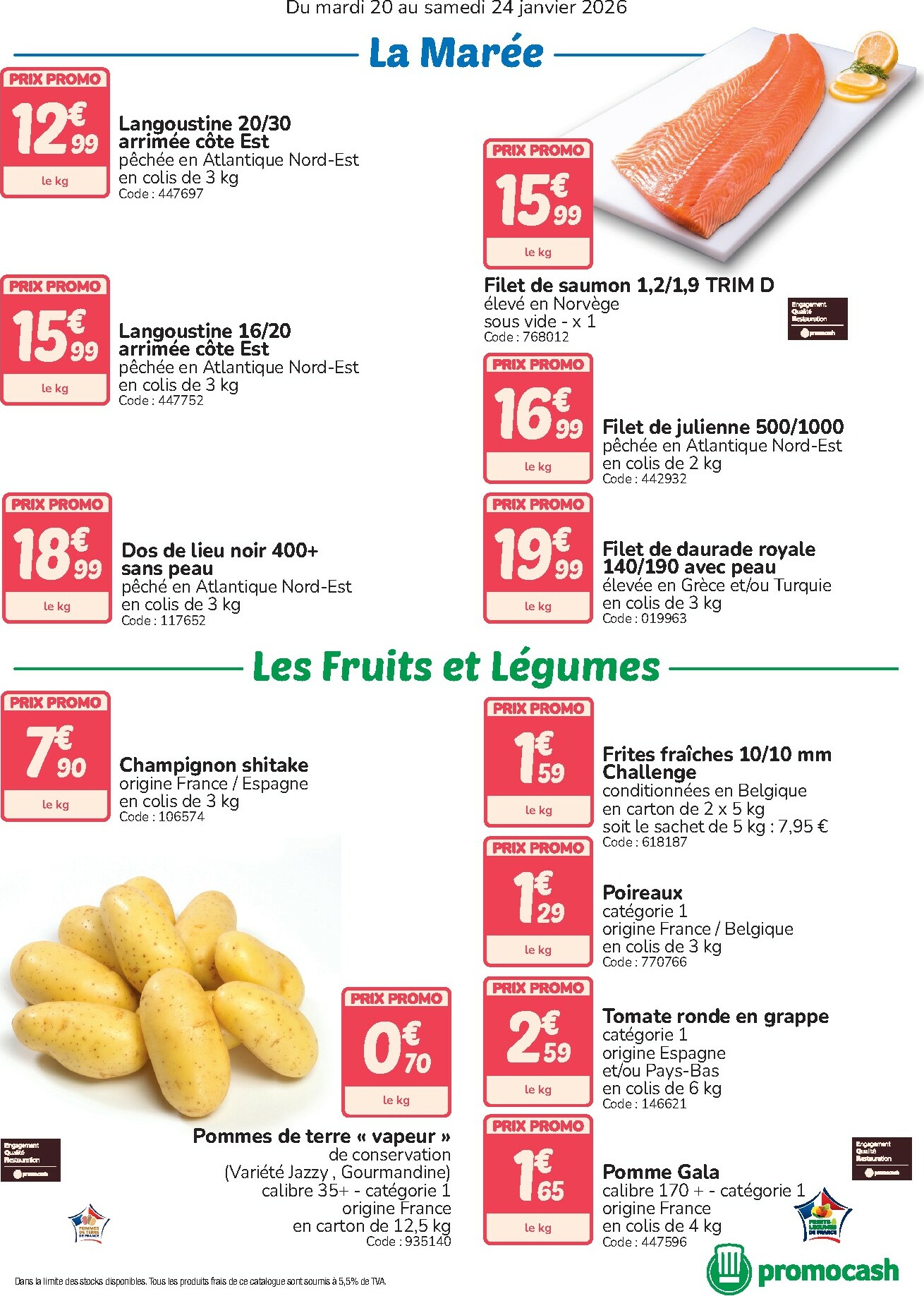 promocash - Catalogue Promocash - Le Frais valable du 20/01 au 24/01 - page: 2