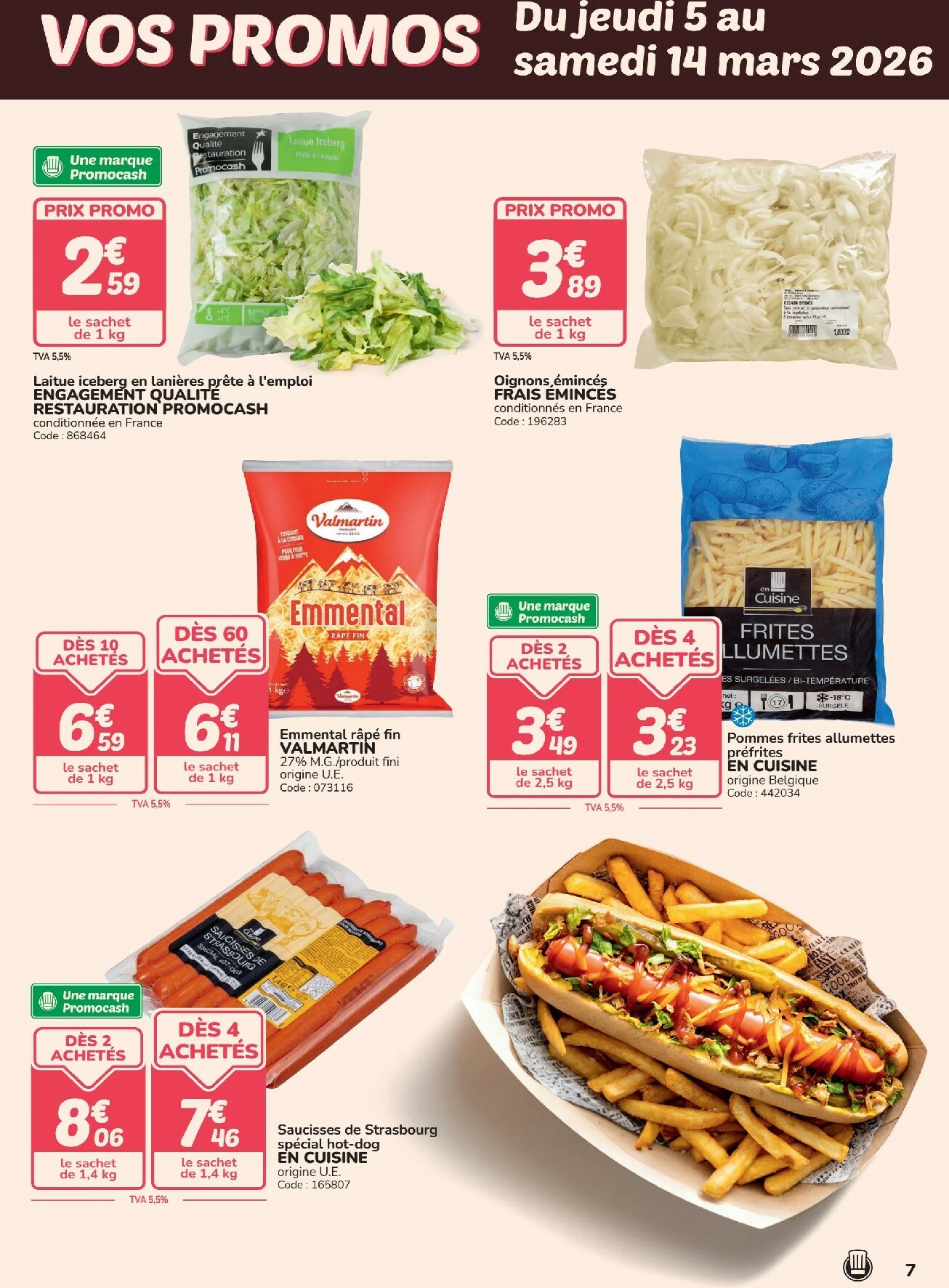 promocash - Catalogue Promocash - Fast Food valable du 02/02/2026 au 28/03/2026 - page: 7