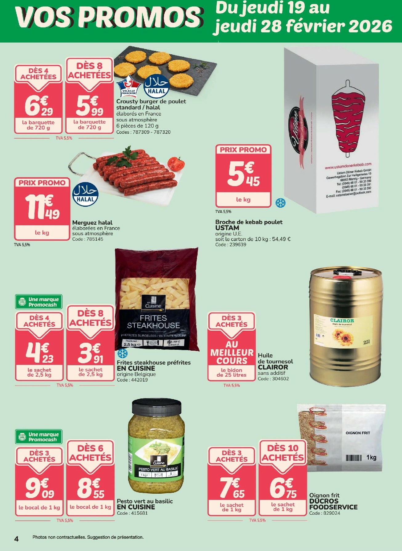 promocash - Catalogue Promocash - Fast Food valable du 02/02/2026 au 28/03/2026 - page: 4