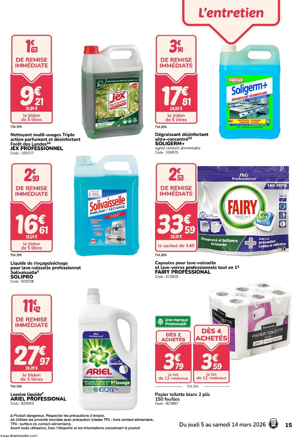 promocash - Catalogue Promocash valable du 05/03/2026 au 14/03/2026 - page: 15