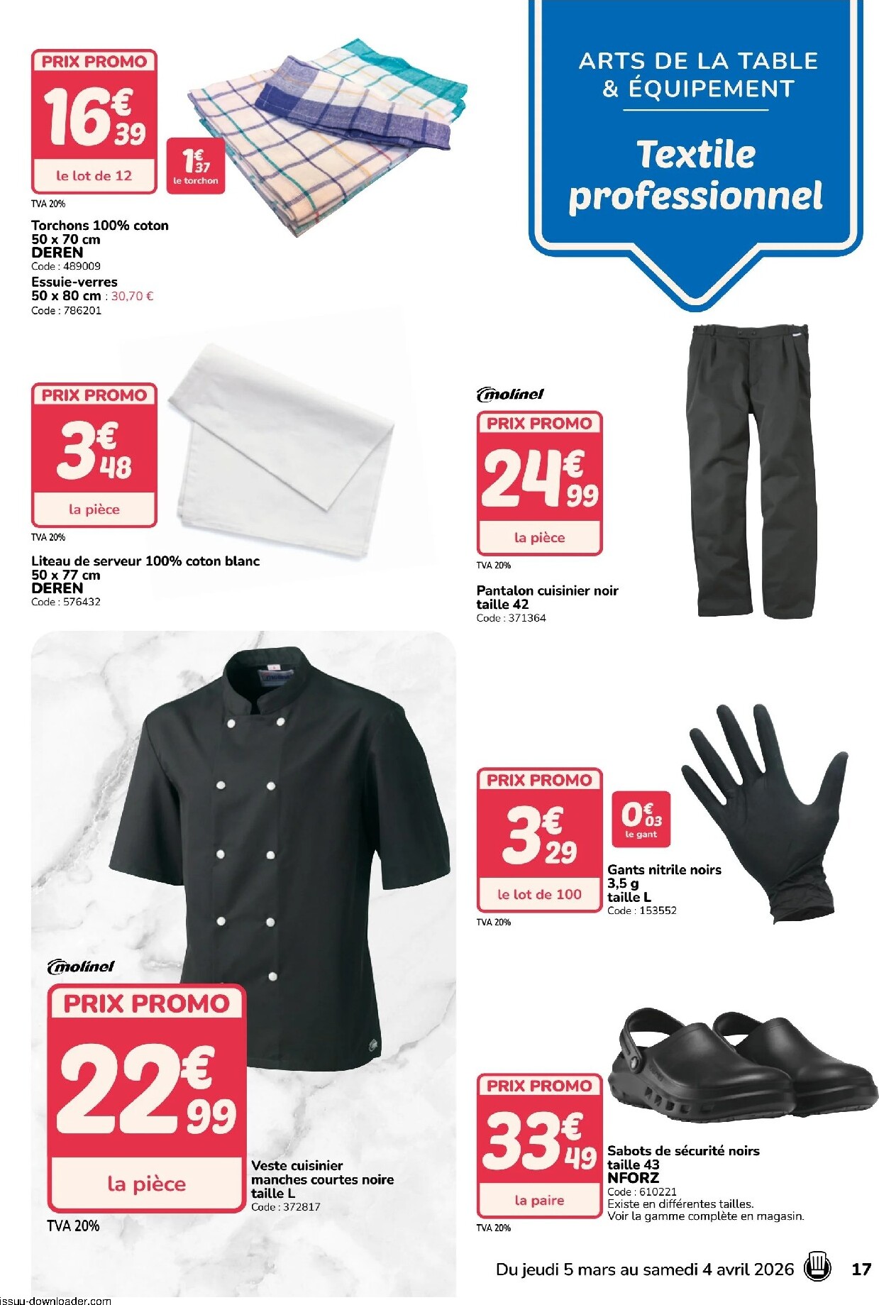 promocash - Catalogue Promocash - Art de la table valable du 05/03/2026 au 04/04/2026 - page: 17