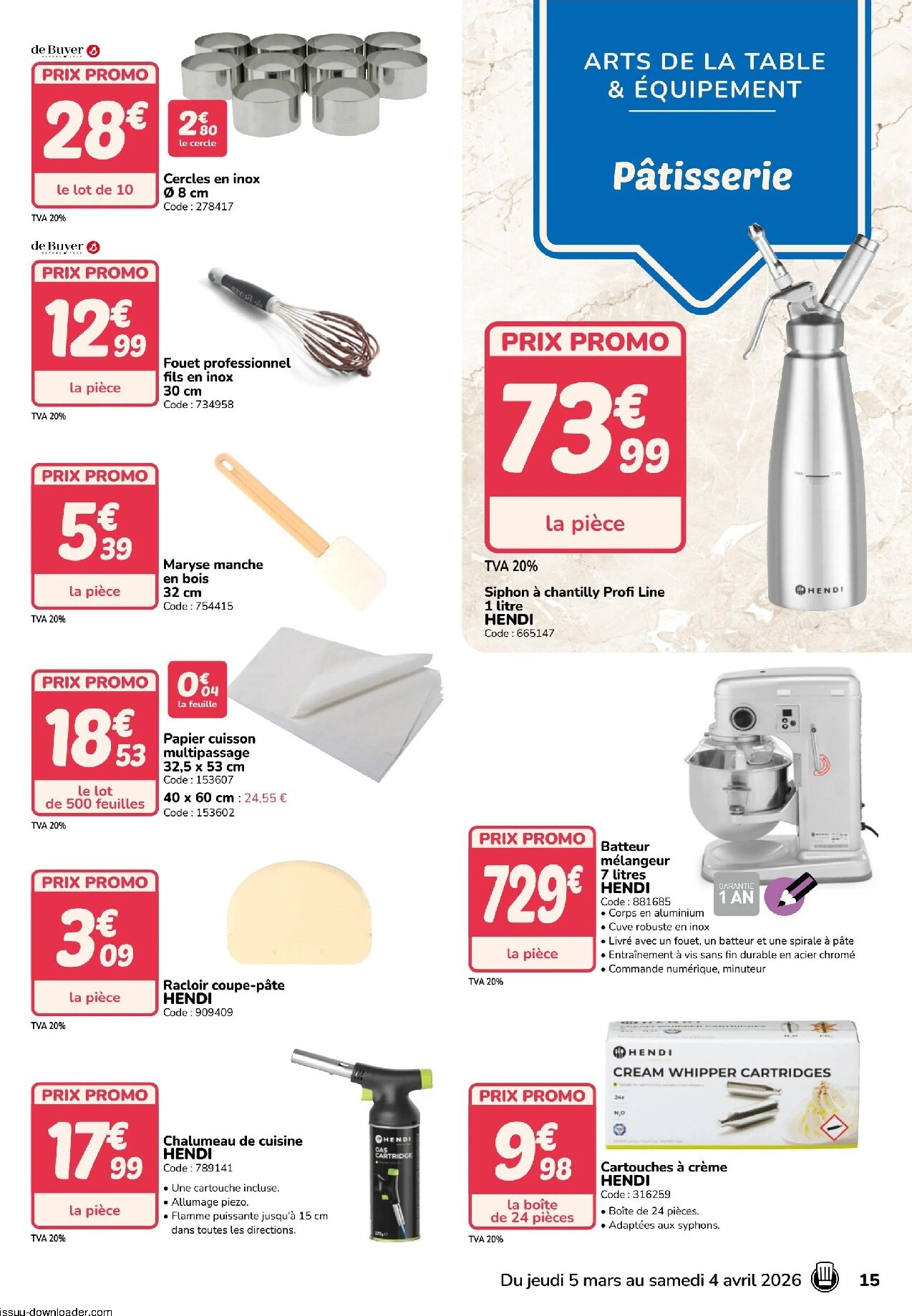 promocash - Catalogue Promocash - Art de la table valable du 05/03/2026 au 04/04/2026 - page: 15