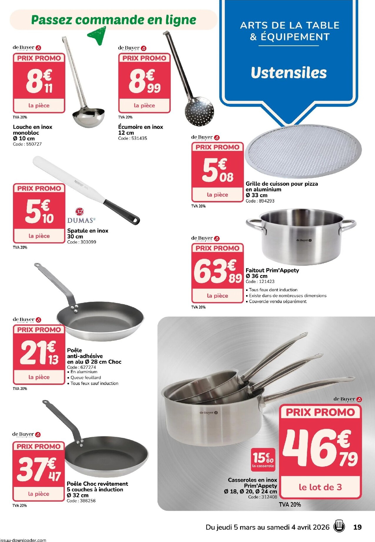 promocash - Catalogue Promocash - Art de la table valable du 05/03/2026 au 04/04/2026 - page: 19