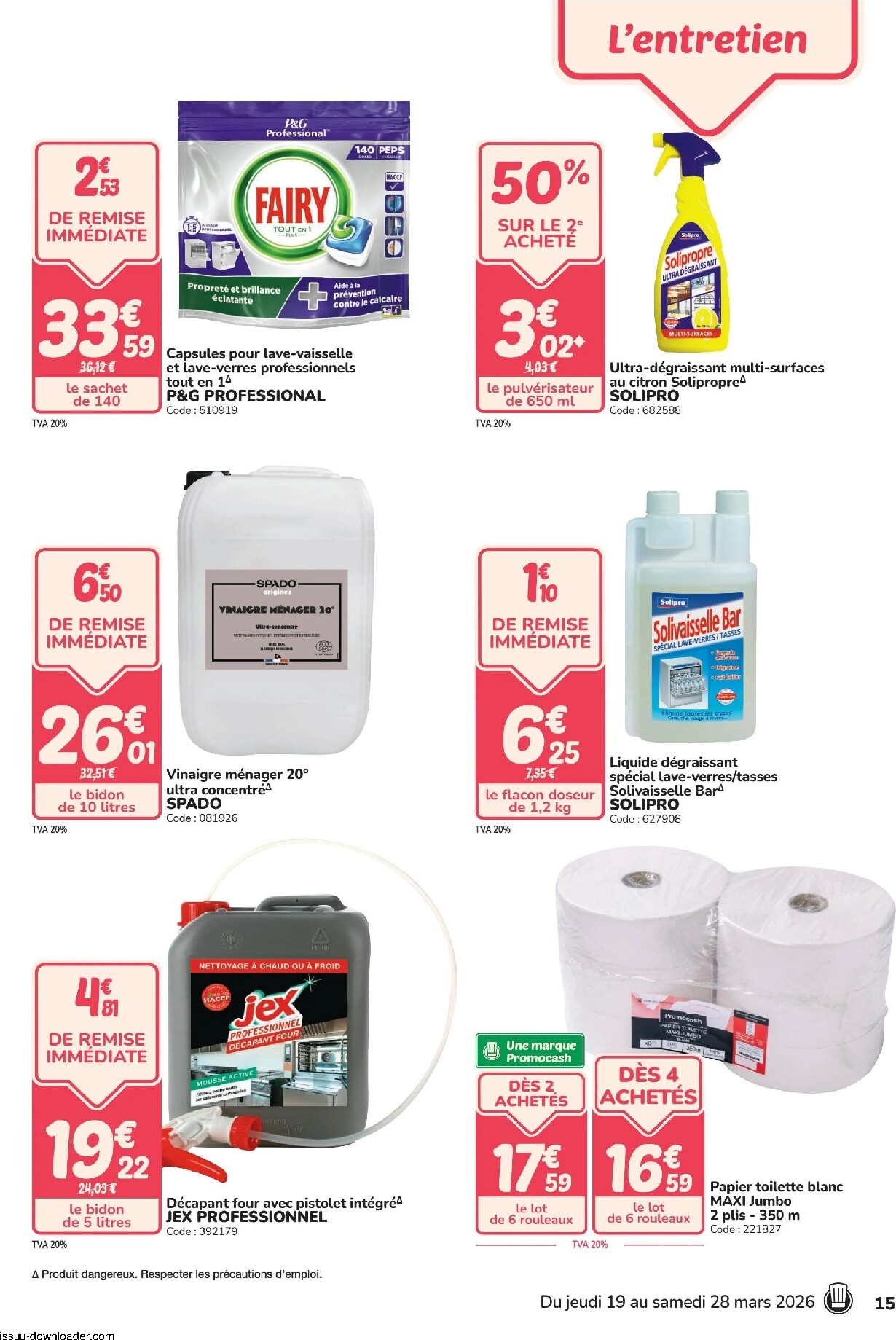 promocash - Catalogue Promocash valable du 19/03/2026 au 28/03/2026 - page: 15