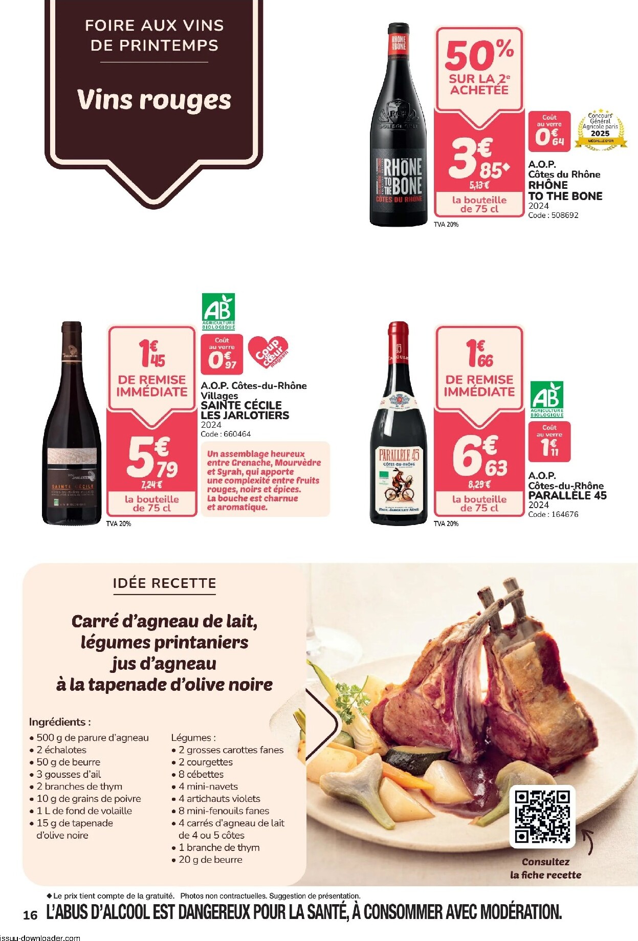 promocash - Current Promocash - Foire aux vins leaflet valid from de jeudi 02/04/2026 to du samedi 02/05/2026 - page: 16