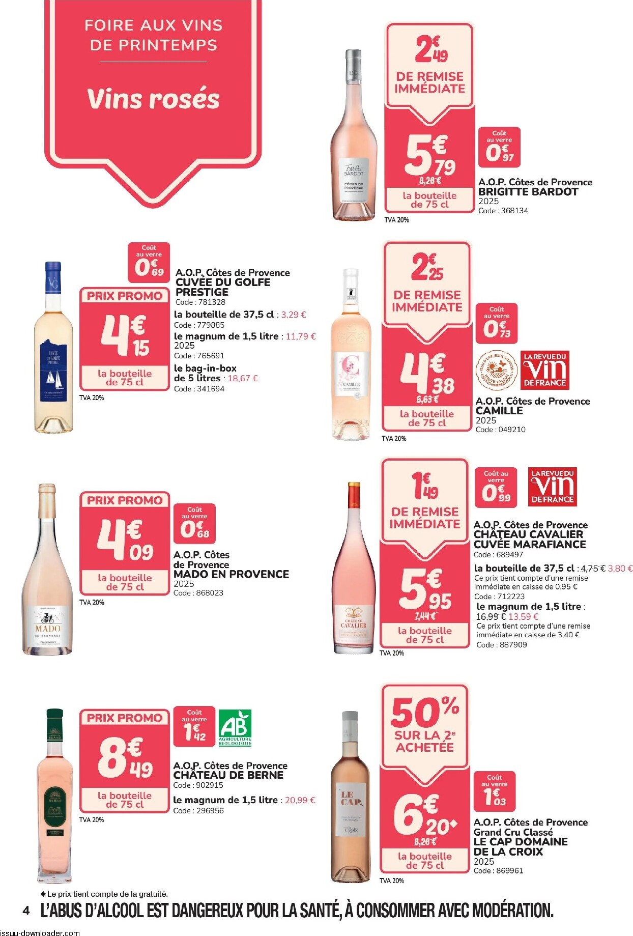 promocash - Current Promocash - Foire aux vins leaflet valid from de jeudi 02/04/2026 to du samedi 02/05/2026 - page: 4