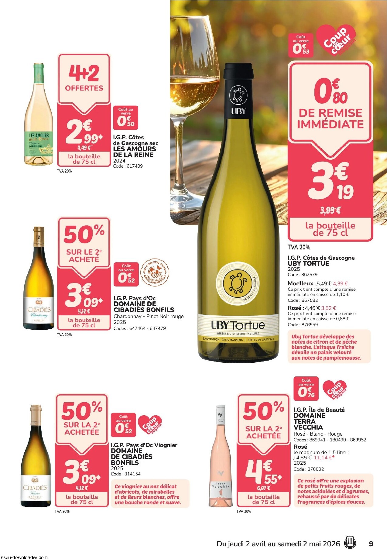promocash - Current Promocash - Foire aux vins leaflet valid from de jeudi 02/04/2026 to du samedi 02/05/2026 - page: 9
