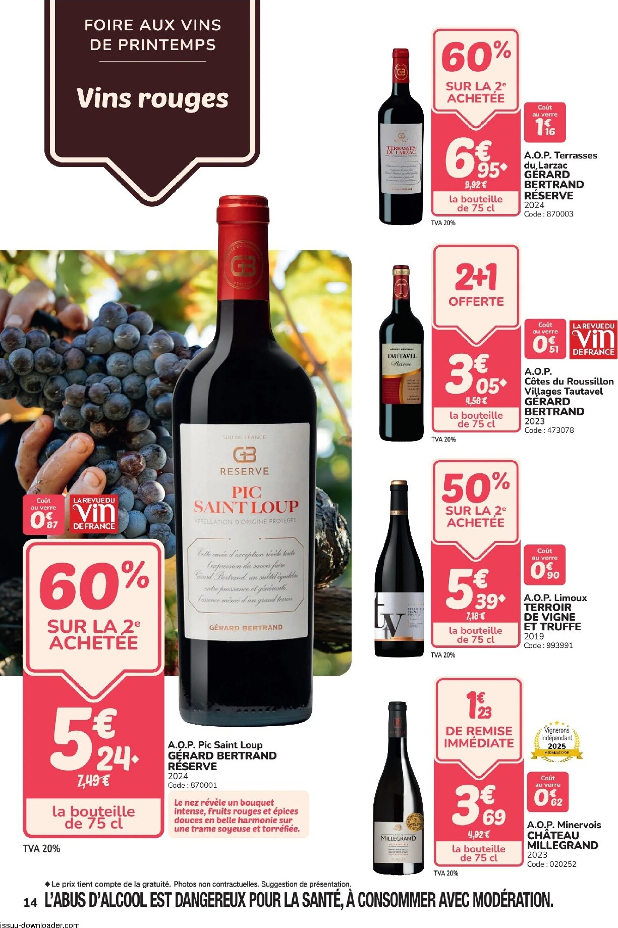 promocash - Current Promocash - Foire aux vins leaflet valid from de jeudi 02/04/2026 to du samedi 02/05/2026 - page: 14