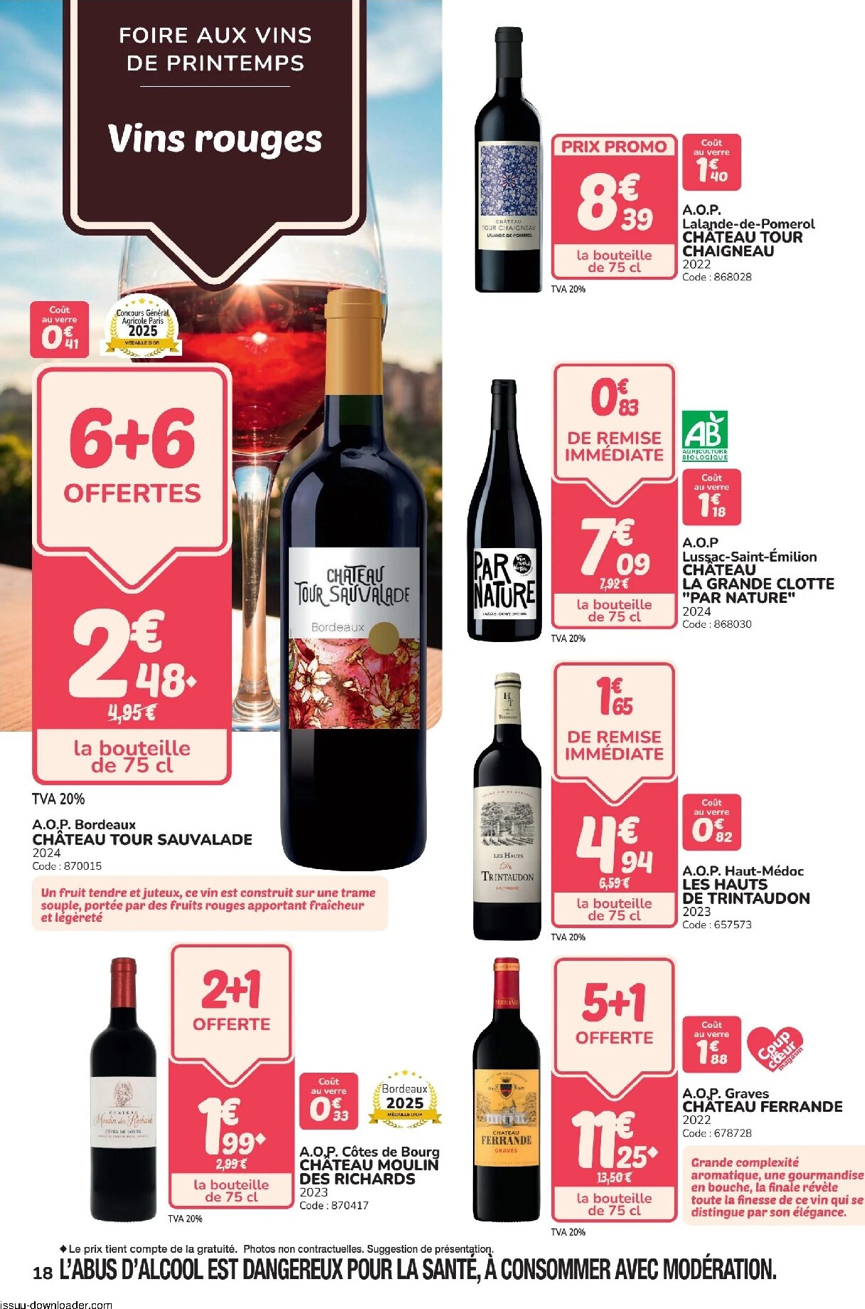 promocash - Current Promocash - Foire aux vins leaflet valid from de jeudi 02/04/2026 to du samedi 02/05/2026 - page: 18