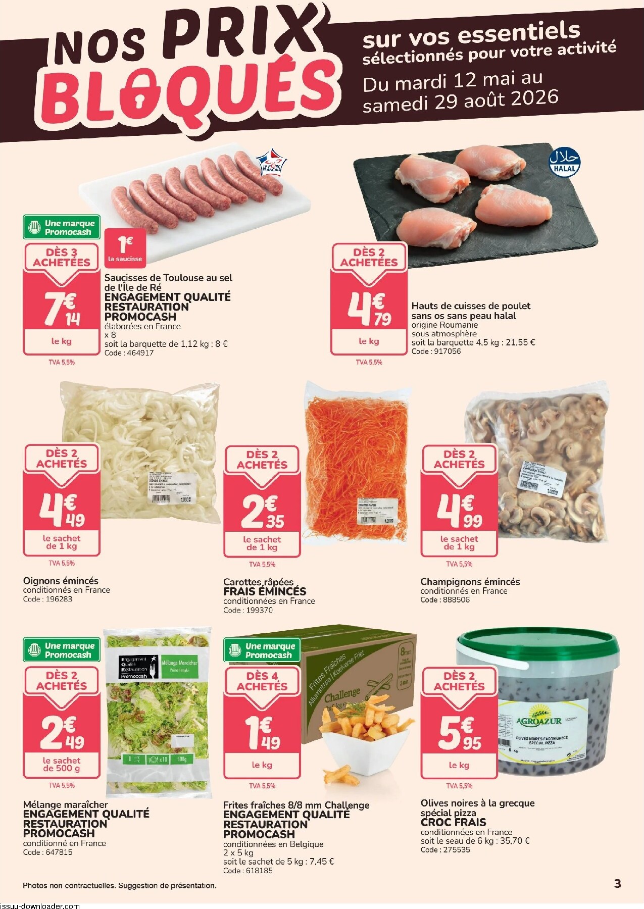 promocash - Prospectus Promocash valide du du mardi 12/05/2026 au du samedi 29/08/2026 - page: 3