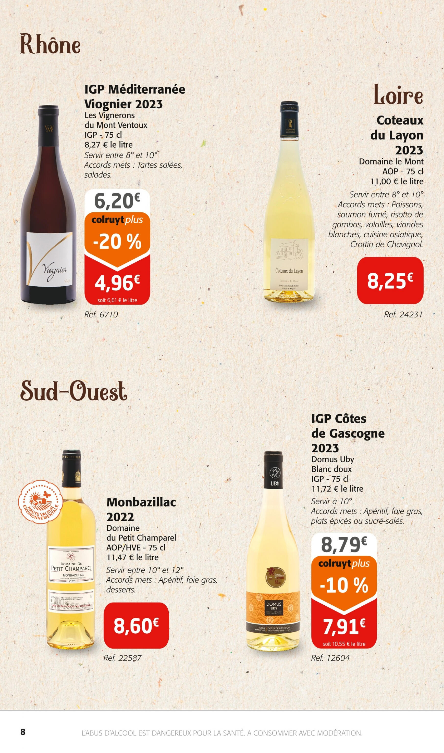 colruyt - Colruyt - Foire aux vins de Printemps valable à partir de 20.03.2024 - page: 8