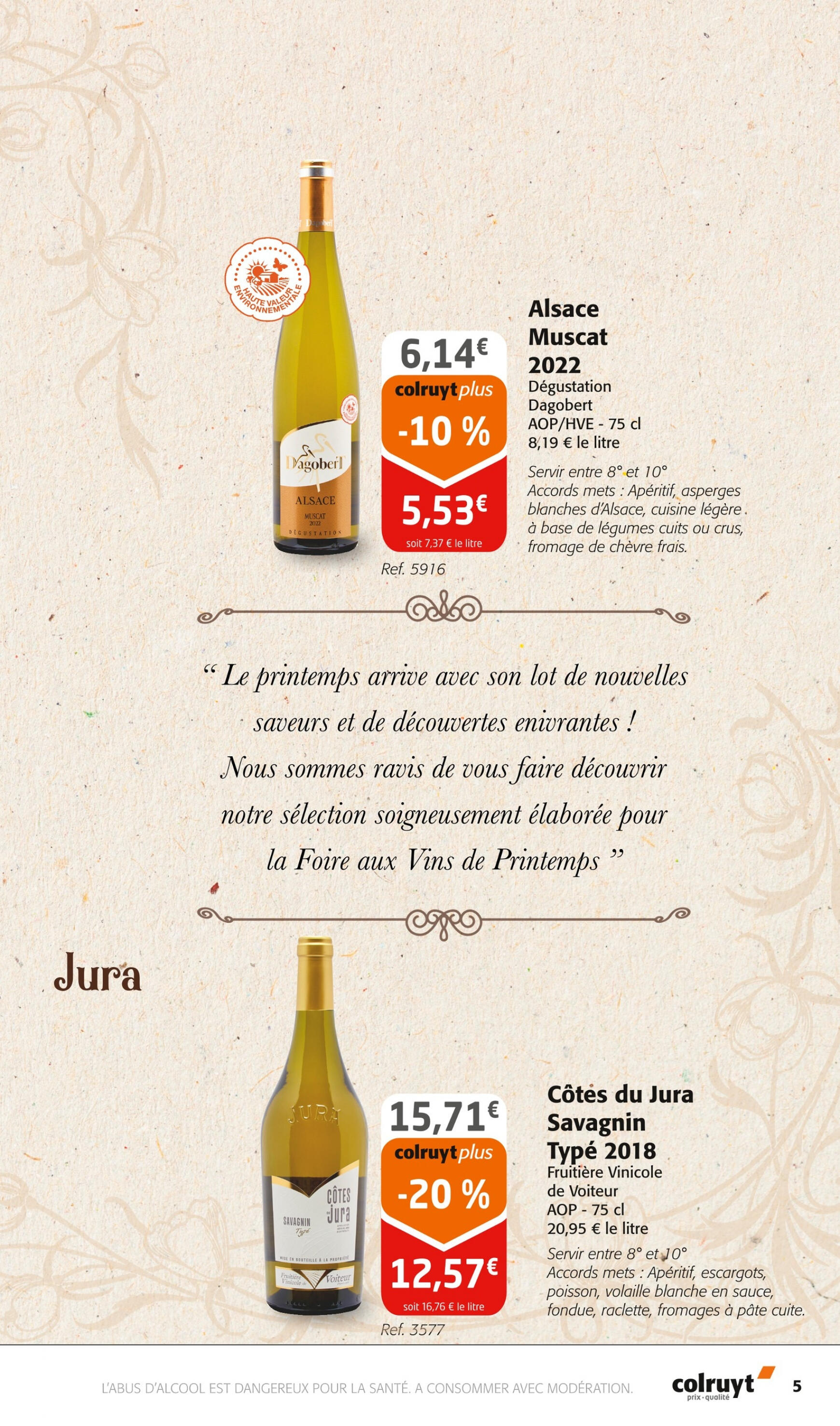 colruyt - Colruyt - Foire aux vins de Printemps valable à partir de 20.03.2024 - page: 5