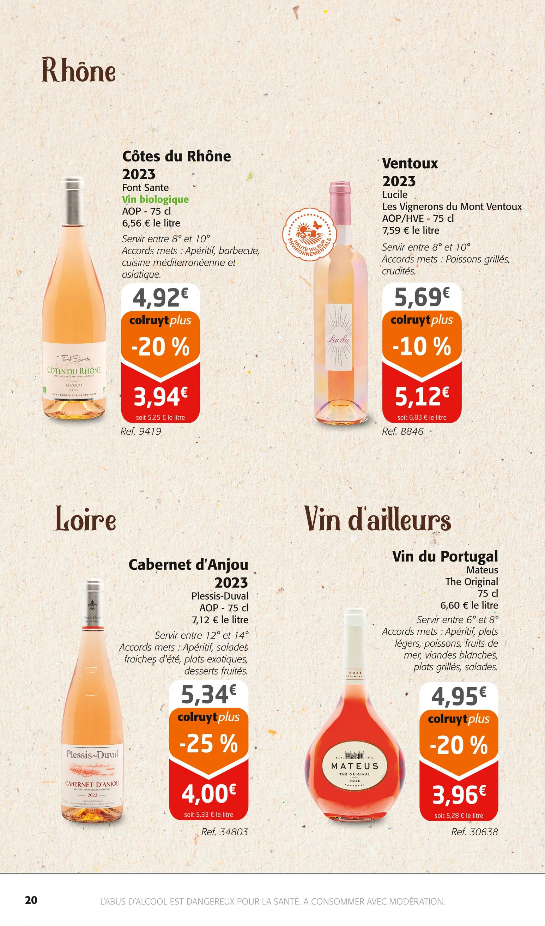 colruyt - Colruyt - Foire aux vins de Printemps valable à partir de 20.03.2024 - page: 20